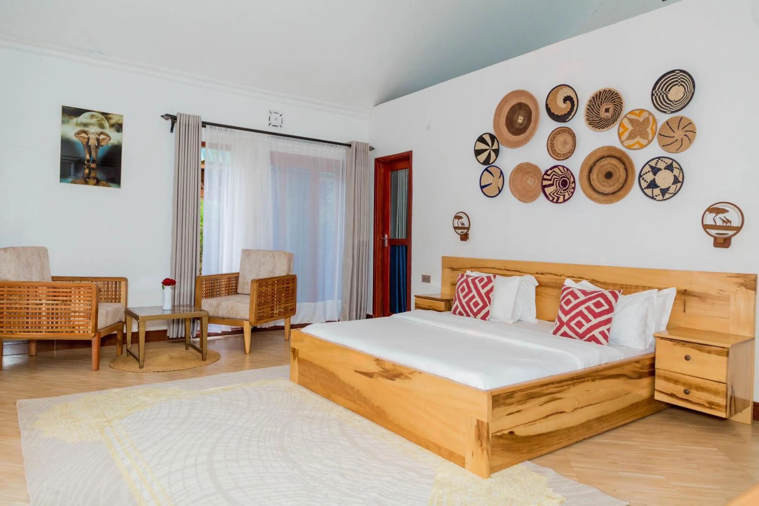 Bedroom, Bed in Shose Farmhouse Chalets & Campsite