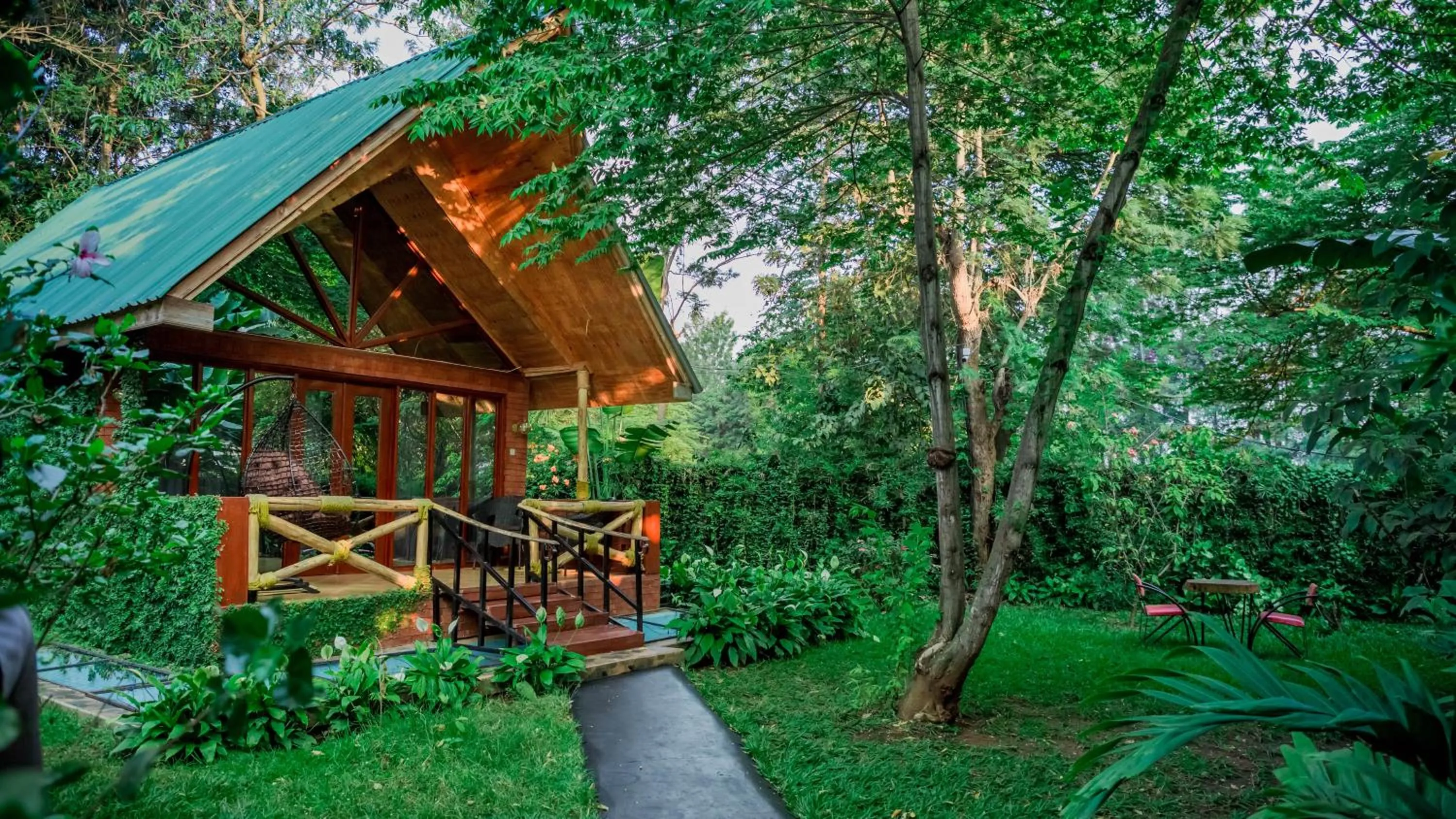 Property building in Shose Farmhouse Chalets & Campsite