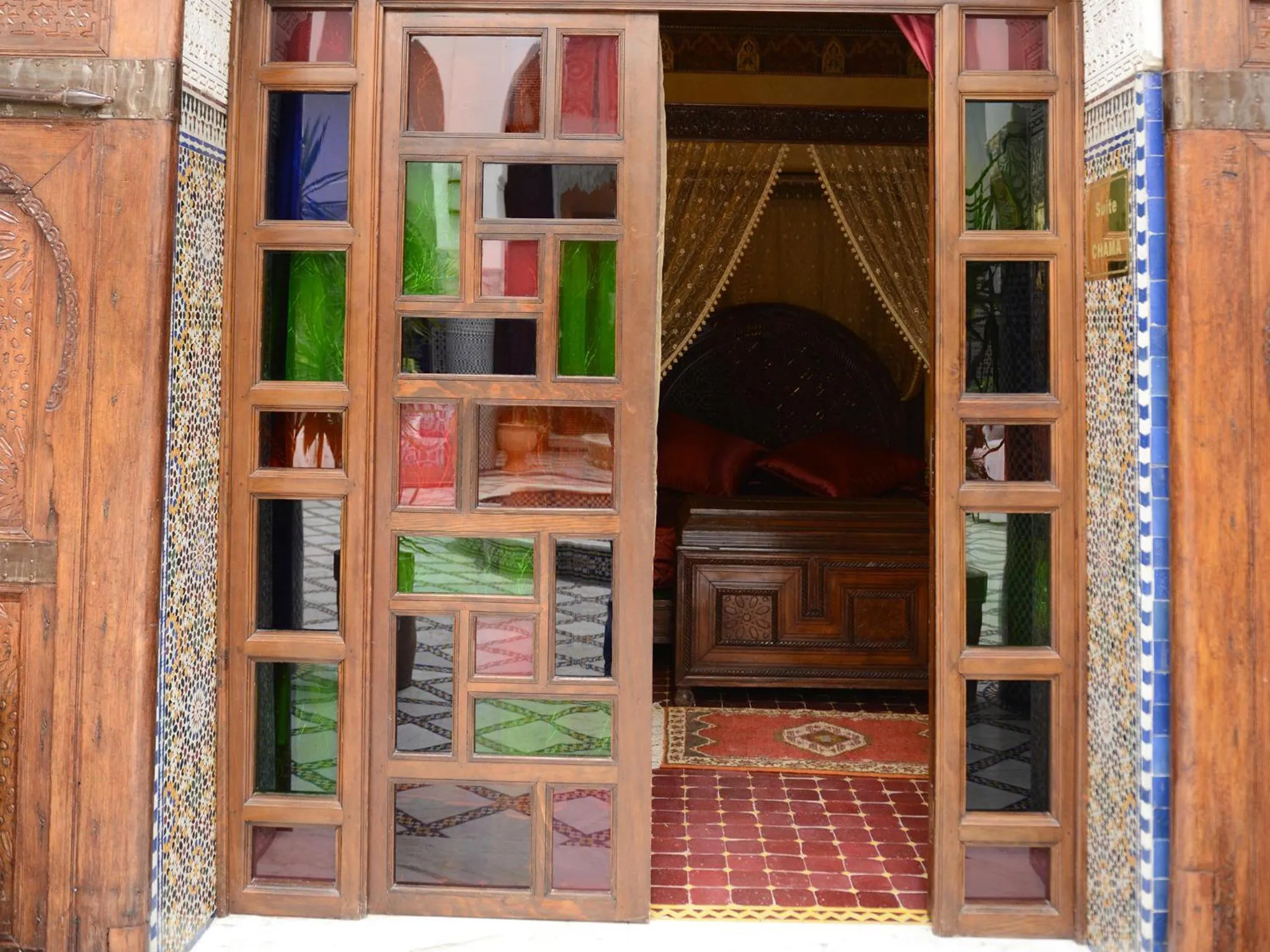 Decorative detail in Riad El Yacout