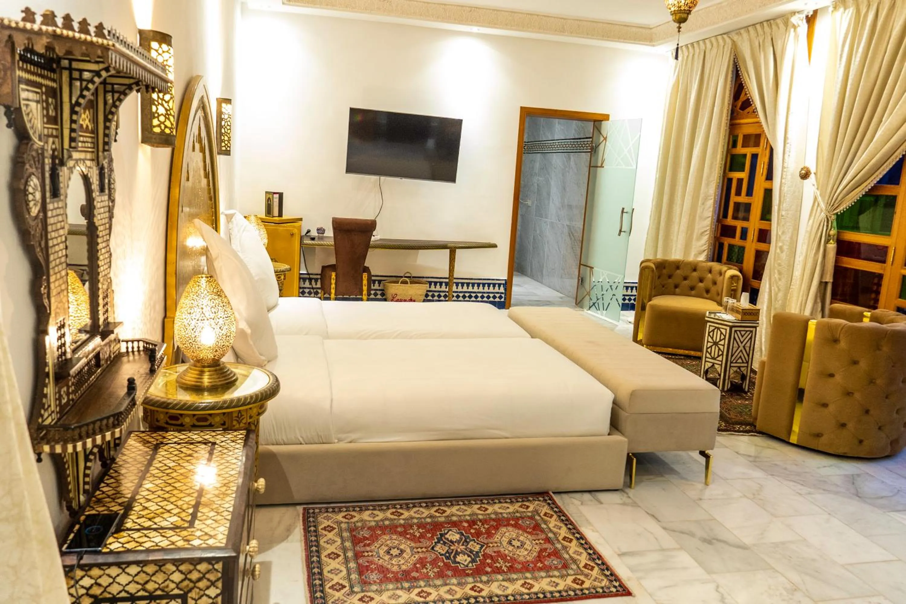 Bedroom, Bed in Riad El Yacout