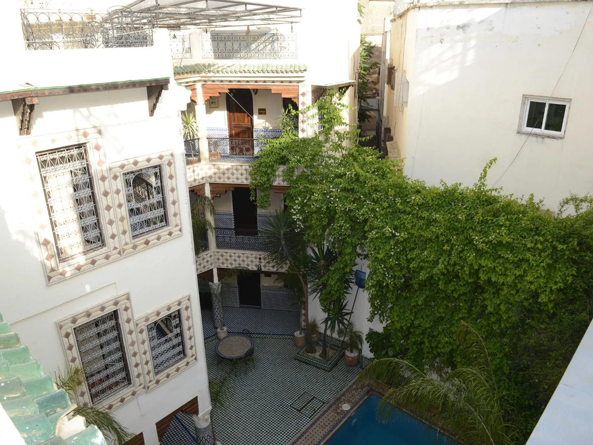 Bird's eye view in Riad El Yacout