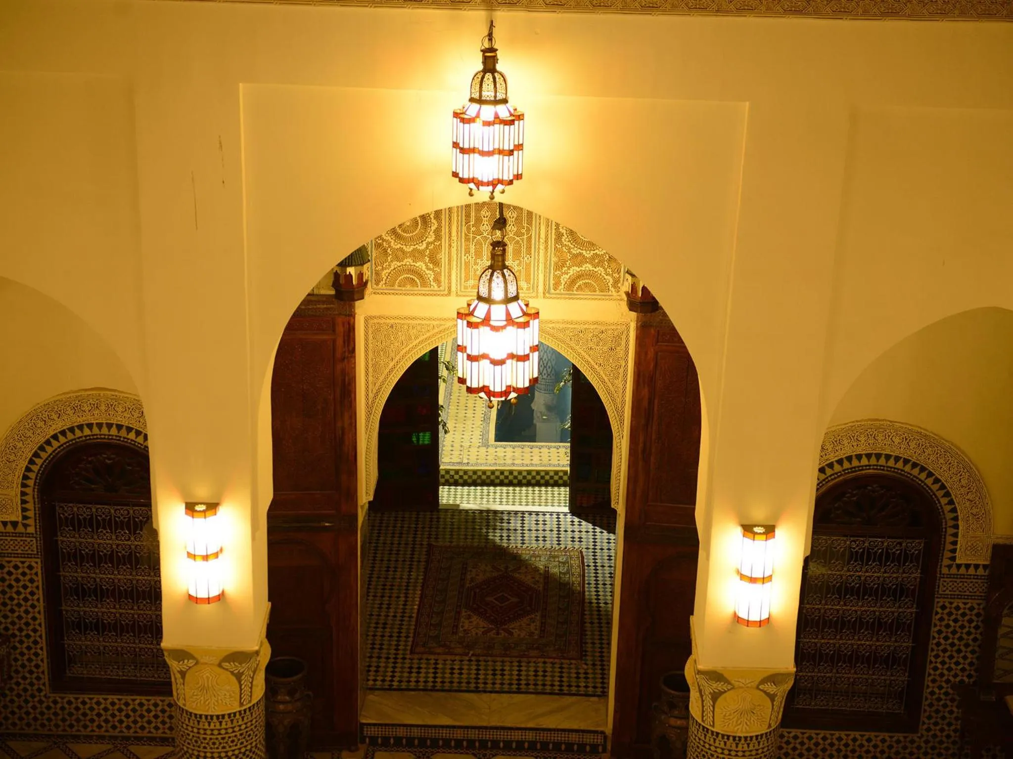 Decorative detail in Riad El Yacout