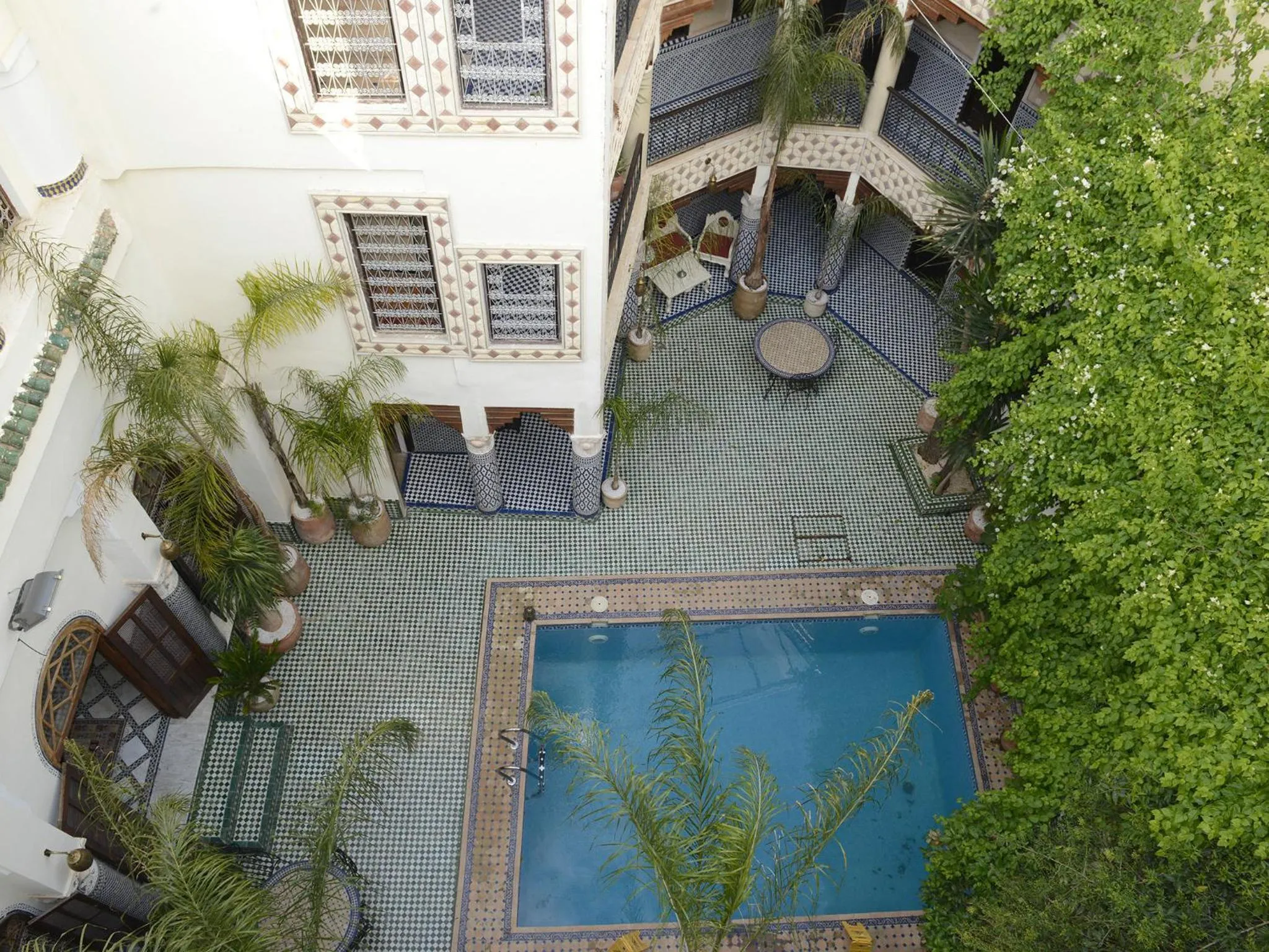 Patio in Riad El Yacout
