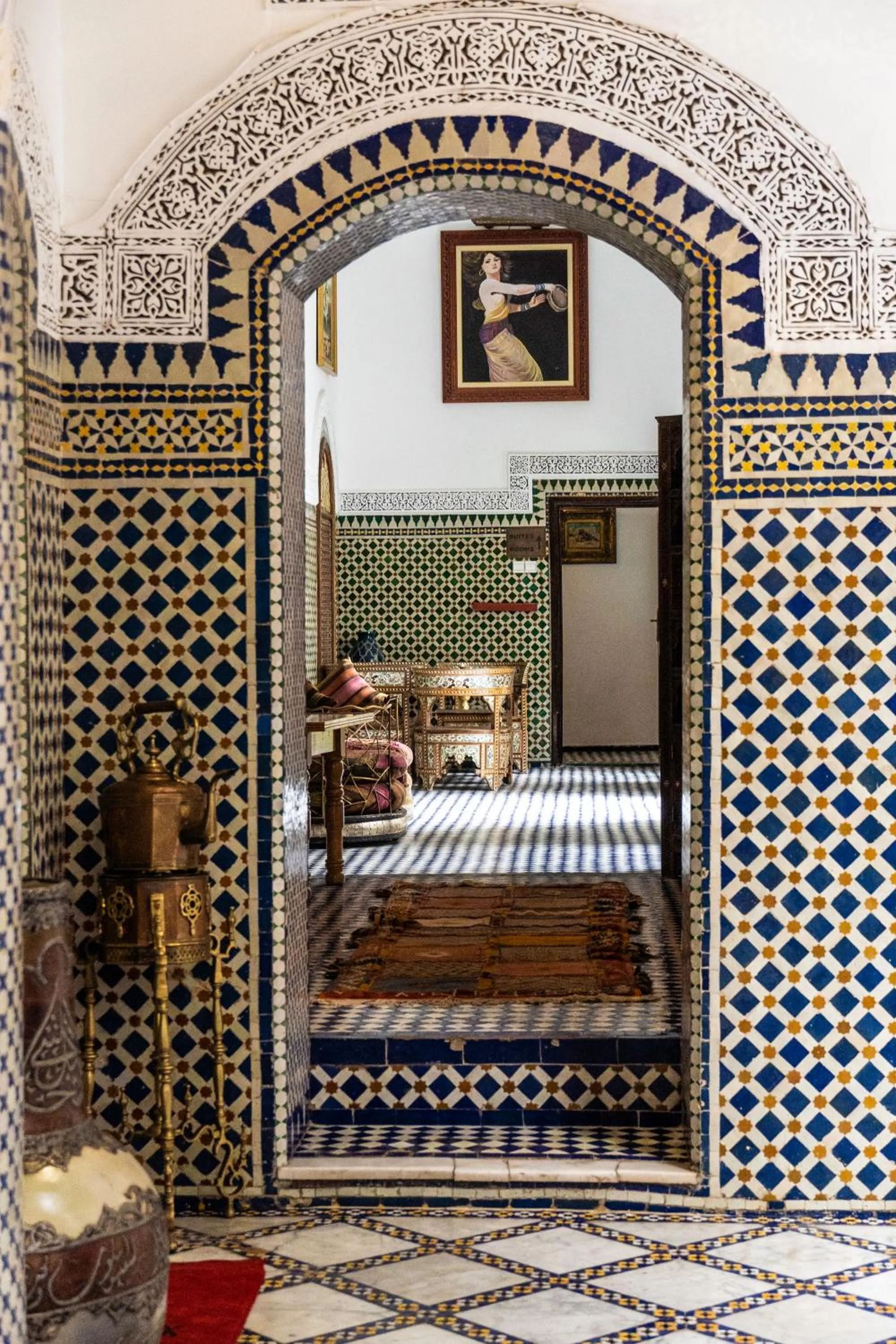 Bed in Riad El Yacout