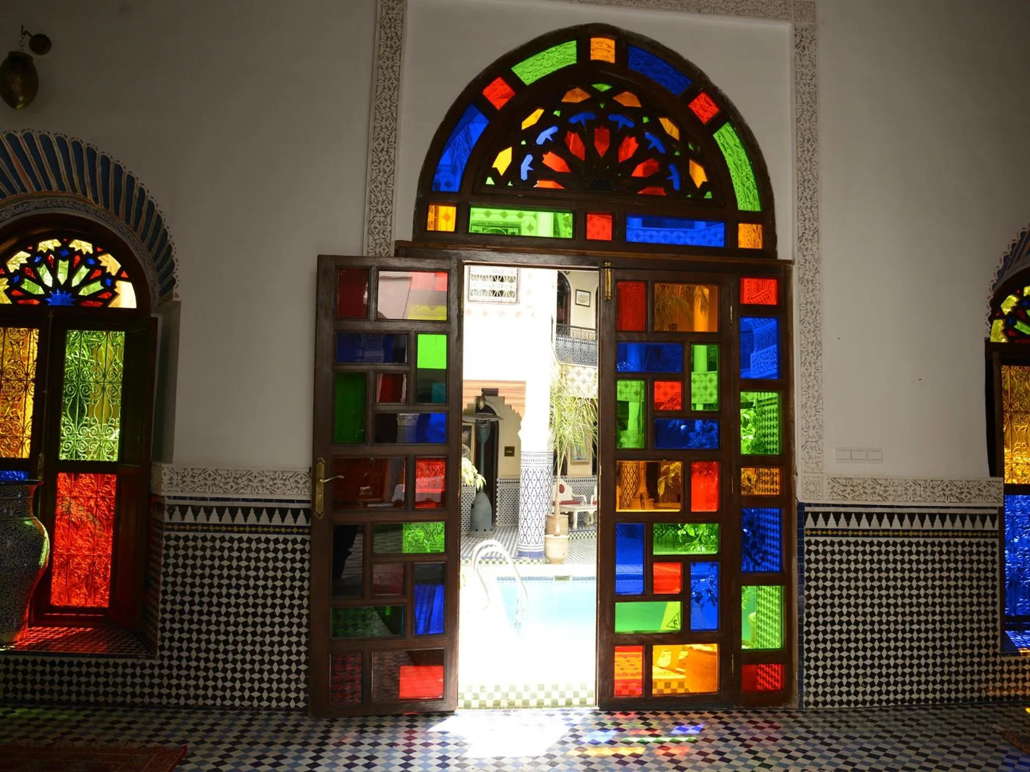 Decorative detail in Riad El Yacout