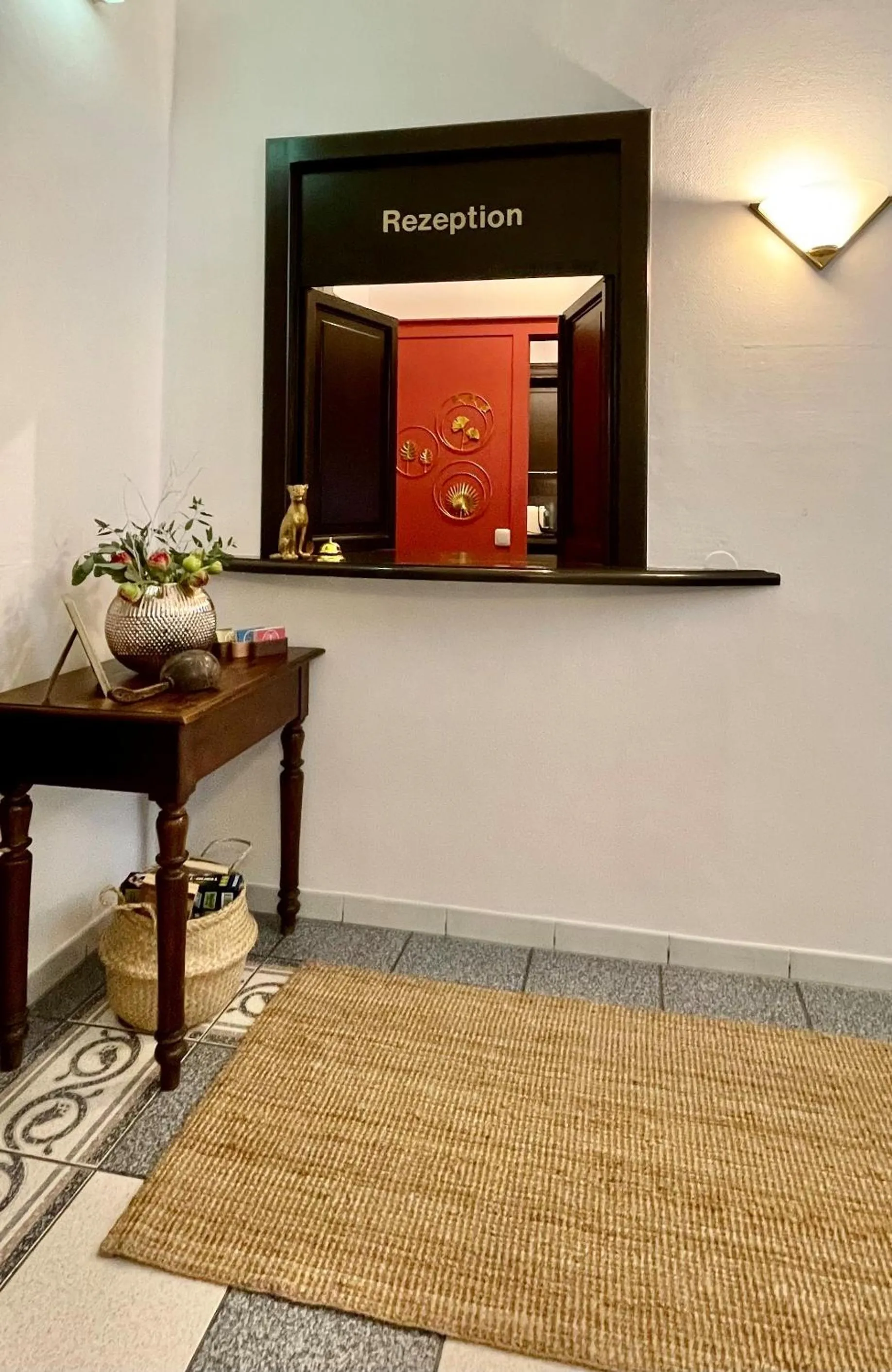 Lobby or reception in Hotel Mauritius - Im Herzen von Crimmitschau - Frühstück buchbar - Restaurant - Café - Fahrradbox