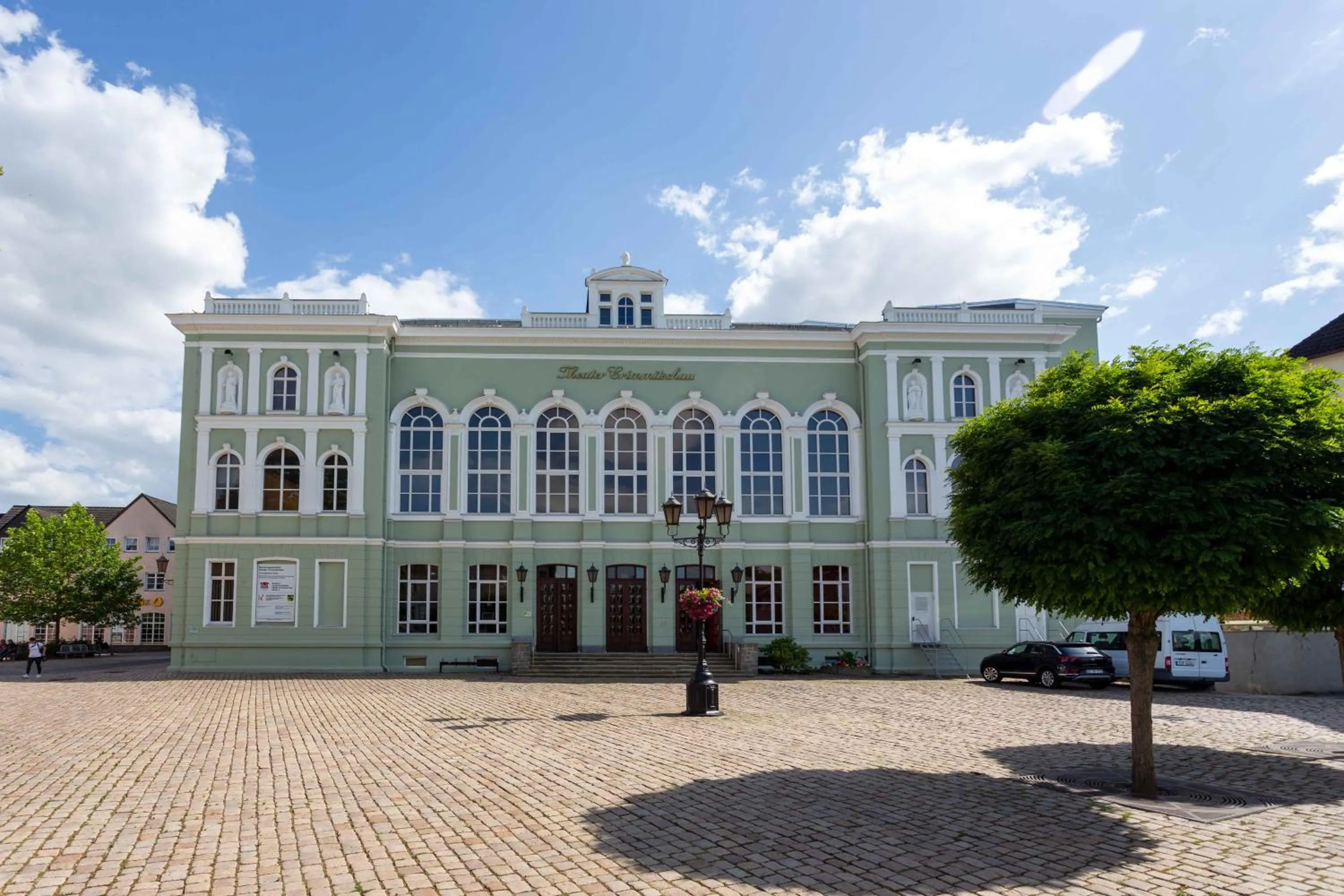 Nearby landmark in Hotel Mauritius - Im Herzen von Crimmitschau - Frühstück buchbar - Restaurant - Café - Fahrradbox
