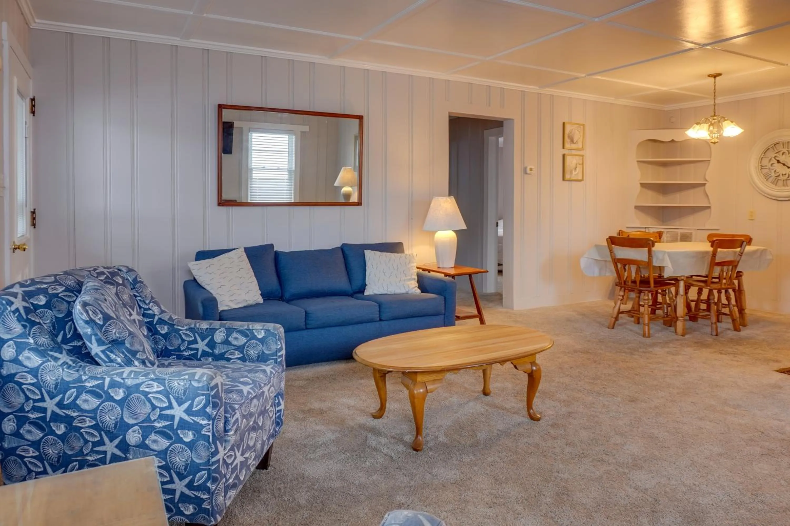 Living room in Ocean Terrace Family Apartments