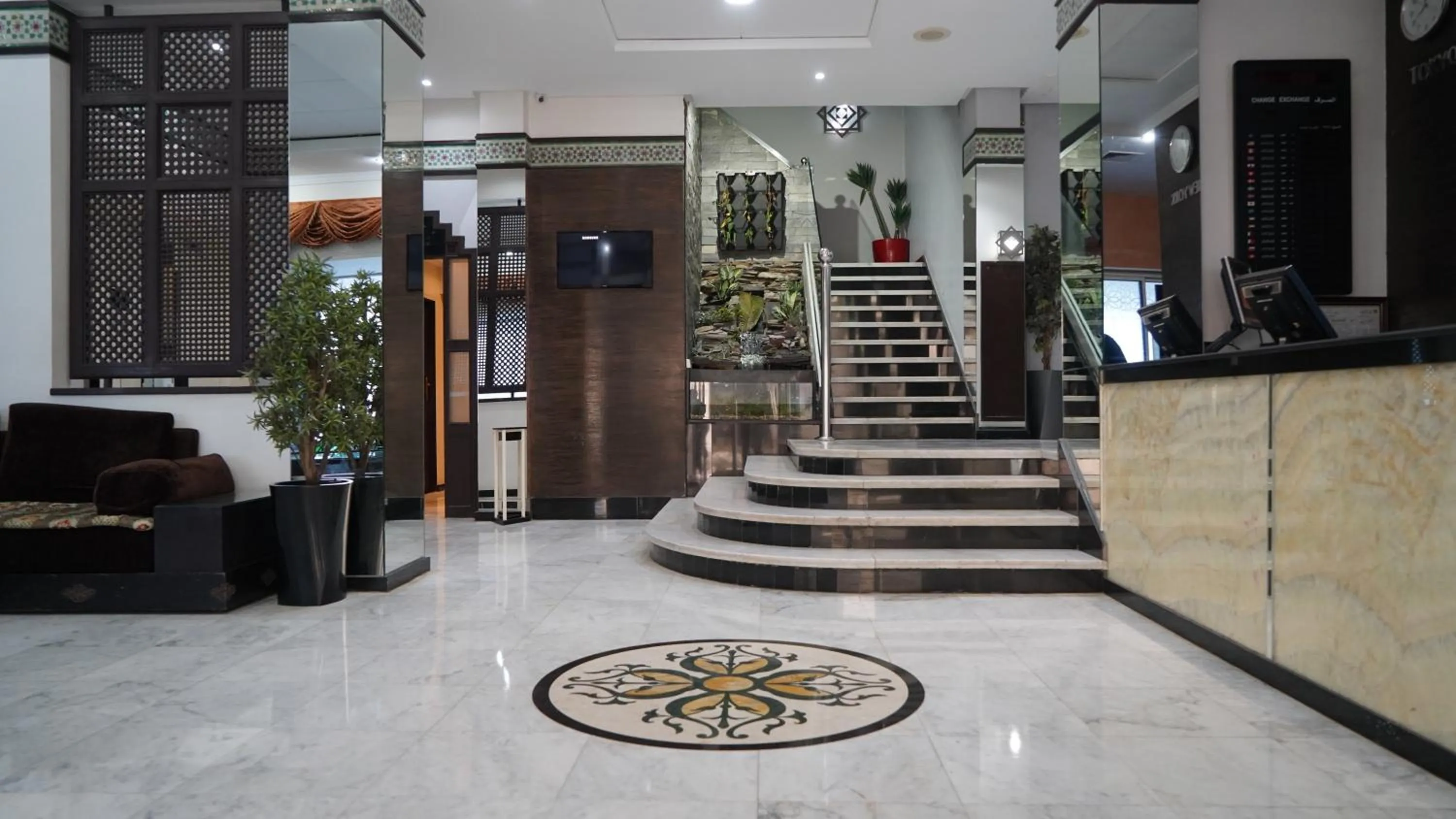 Lobby or reception in Hotel Toubkal