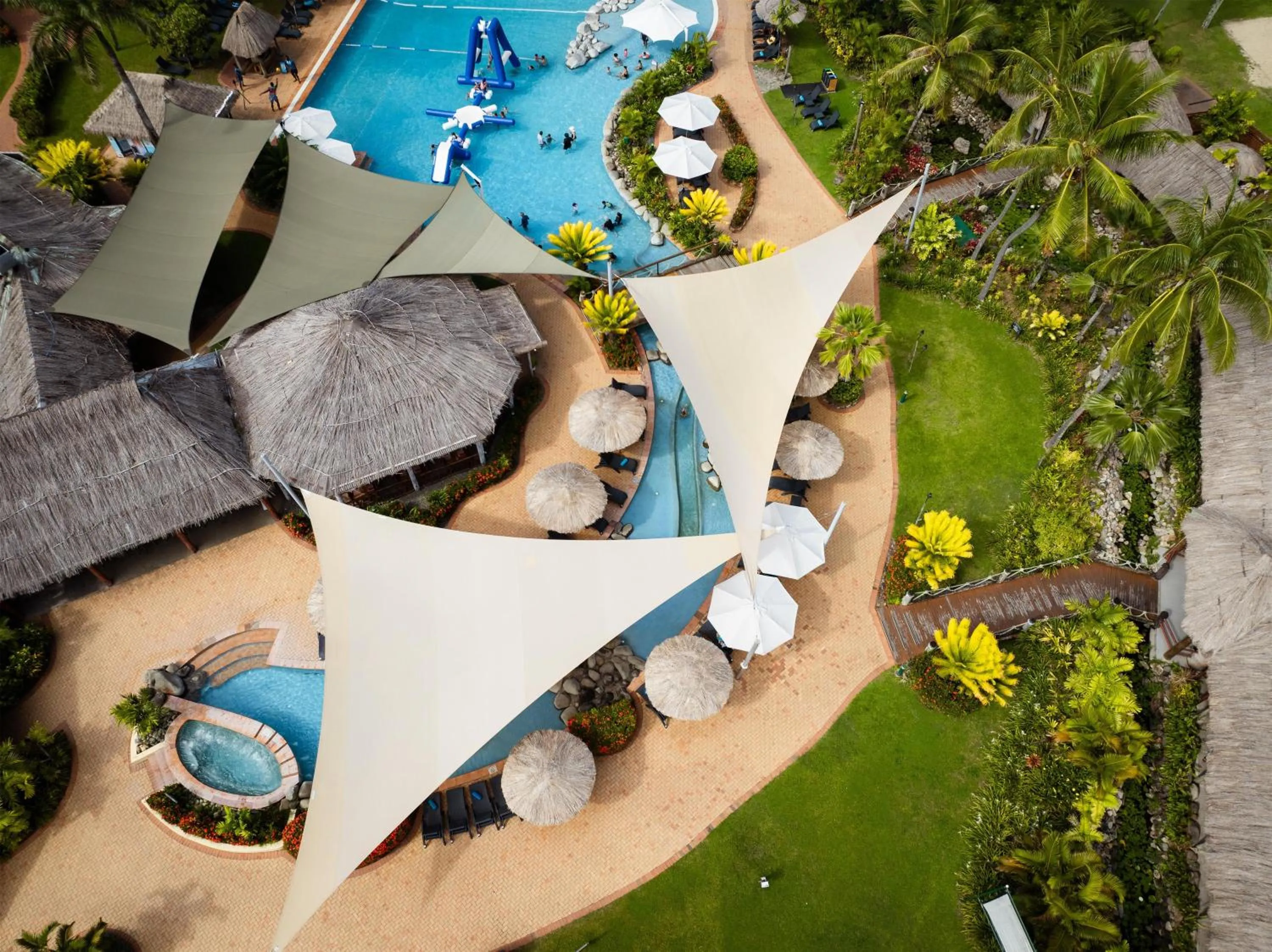 Property building in Outrigger Fiji Beach Resort