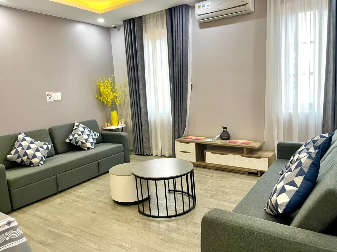 Living room in BELLA HOTEL Phu Quoc