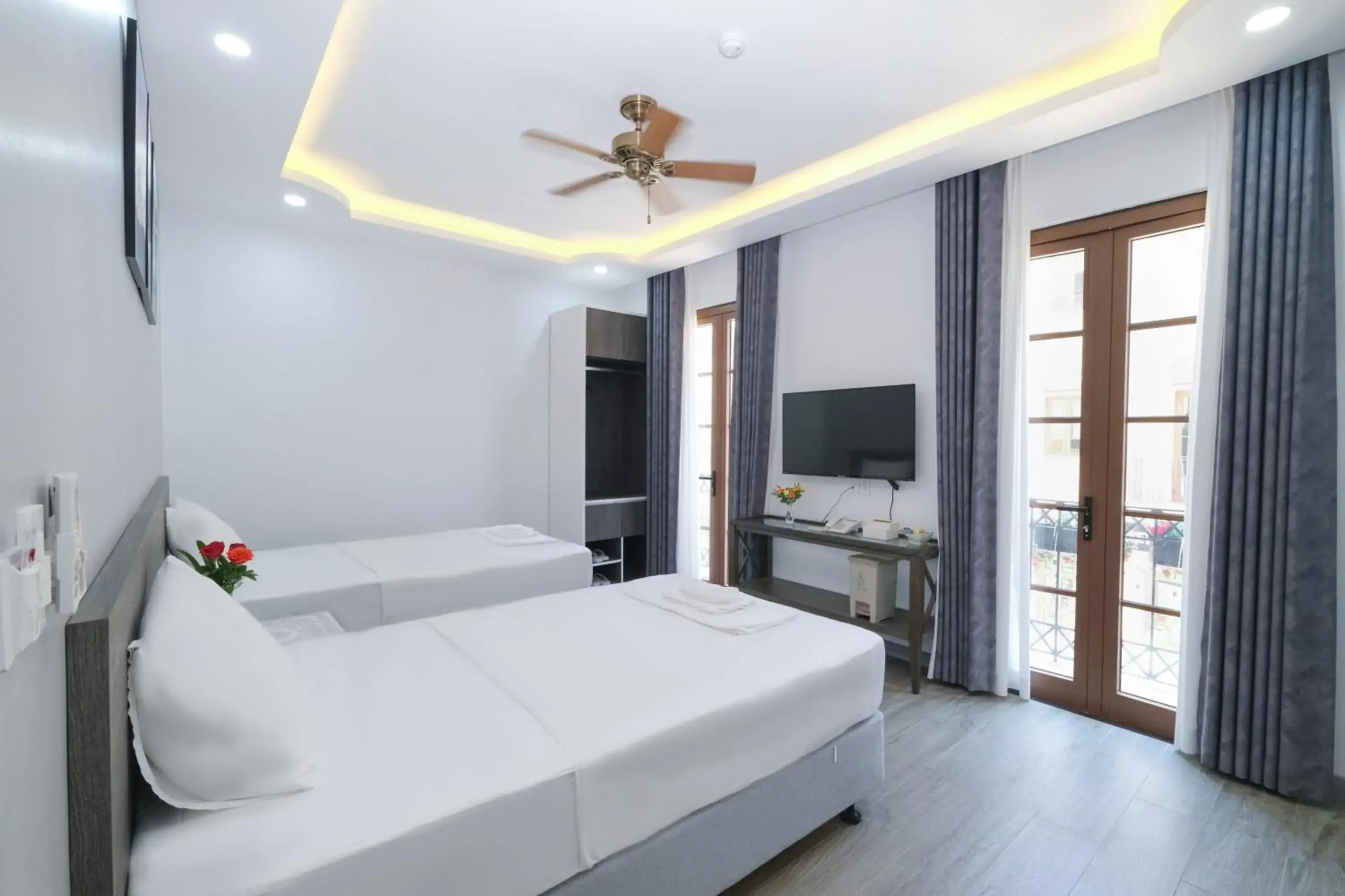 Twin Room with Balcony in BELLA HOTEL Phu Quoc Twin Room with Balcony in BELLA HOTEL Phu Quoc