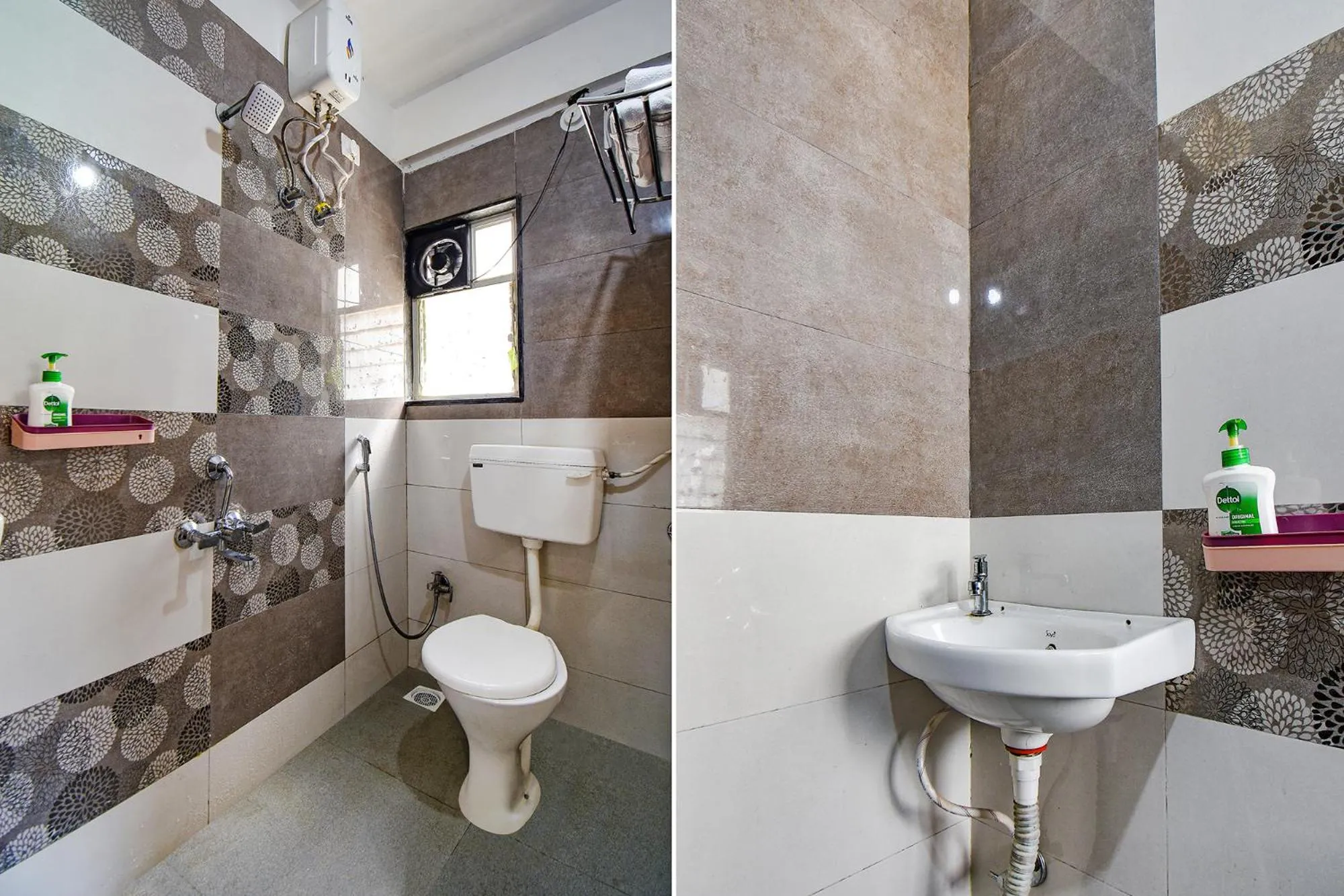 Bathroom in FabHotel Red Velvet Inn & Suites