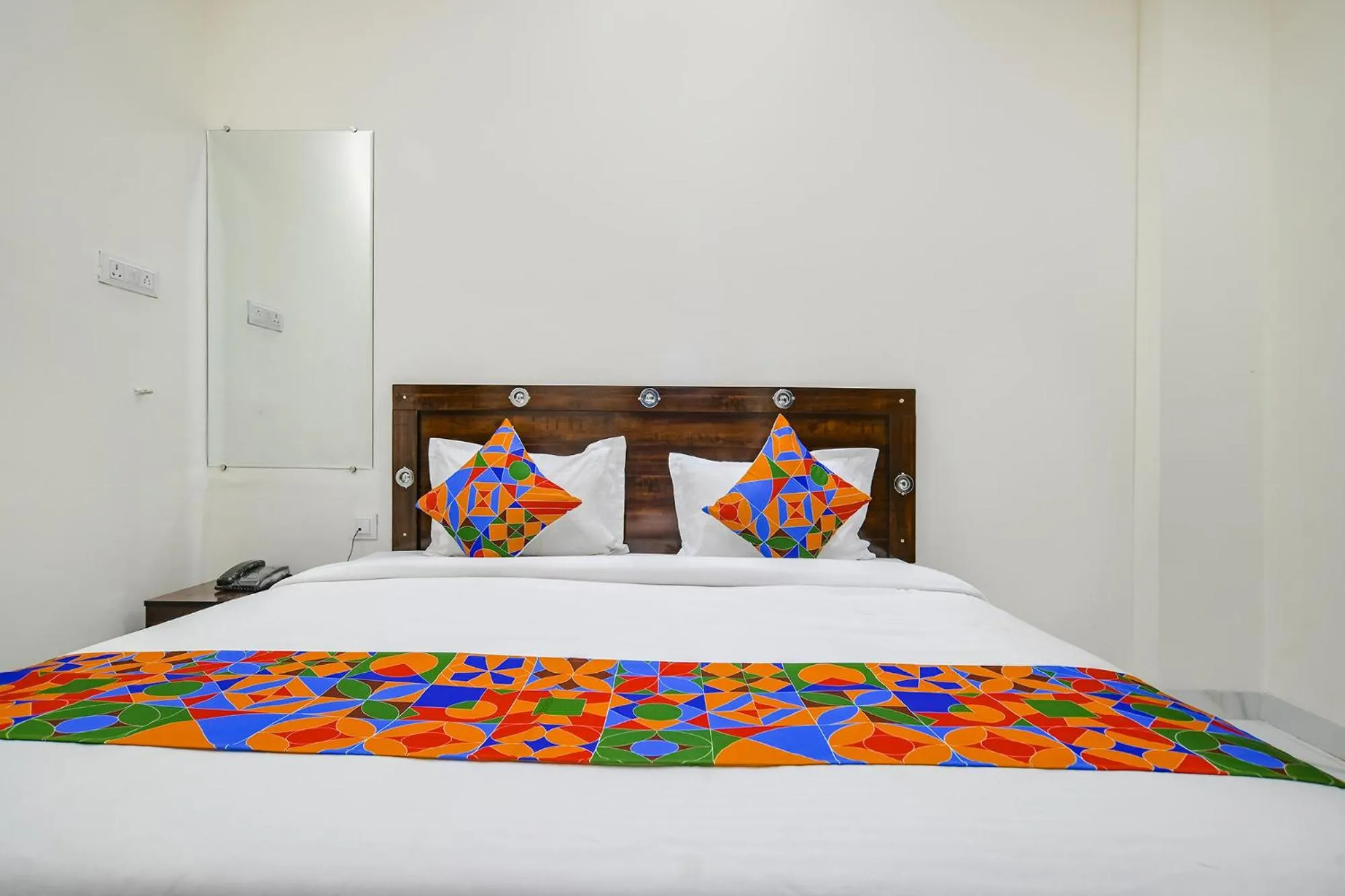 Bed in FabHotel DR Greens