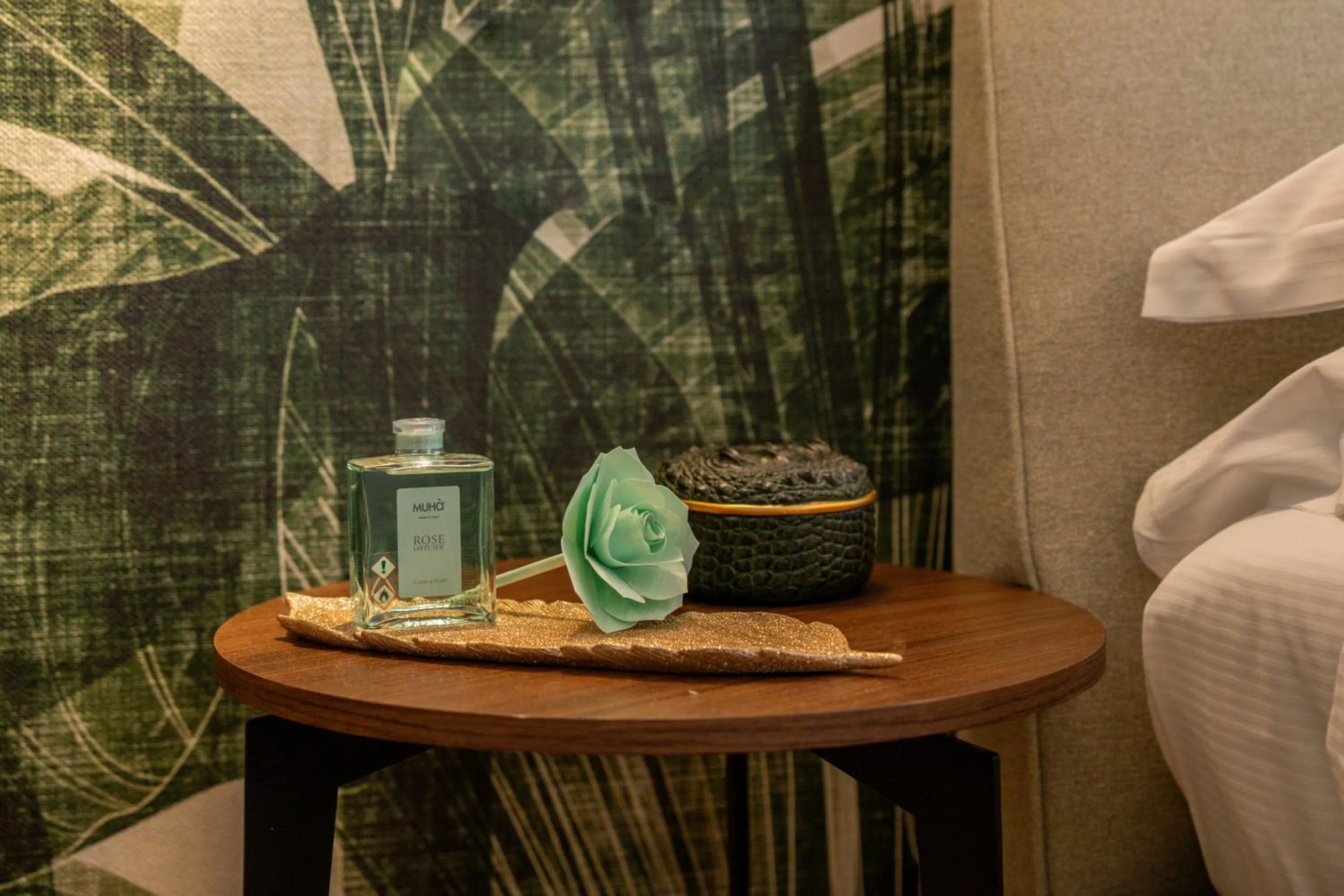 Decorative detail, Bed in Colle Serrano Relais & SPA