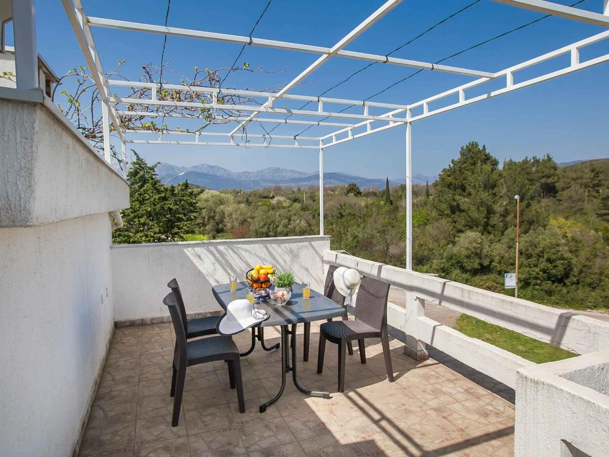 Balcony/Terrace in Maki Apartments - Plavi Horizonti Beach