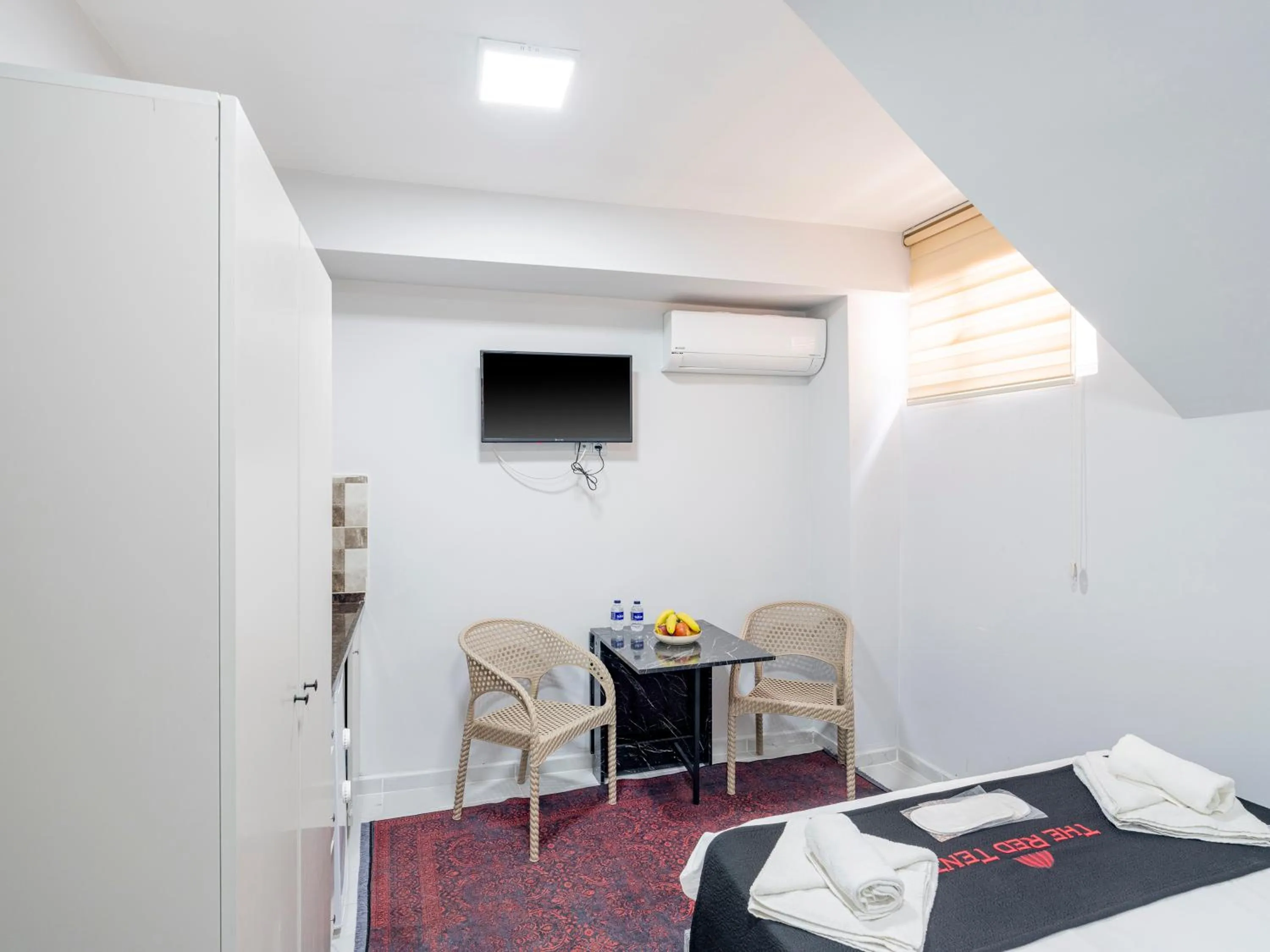 Bed in The Red Tent Suite 23