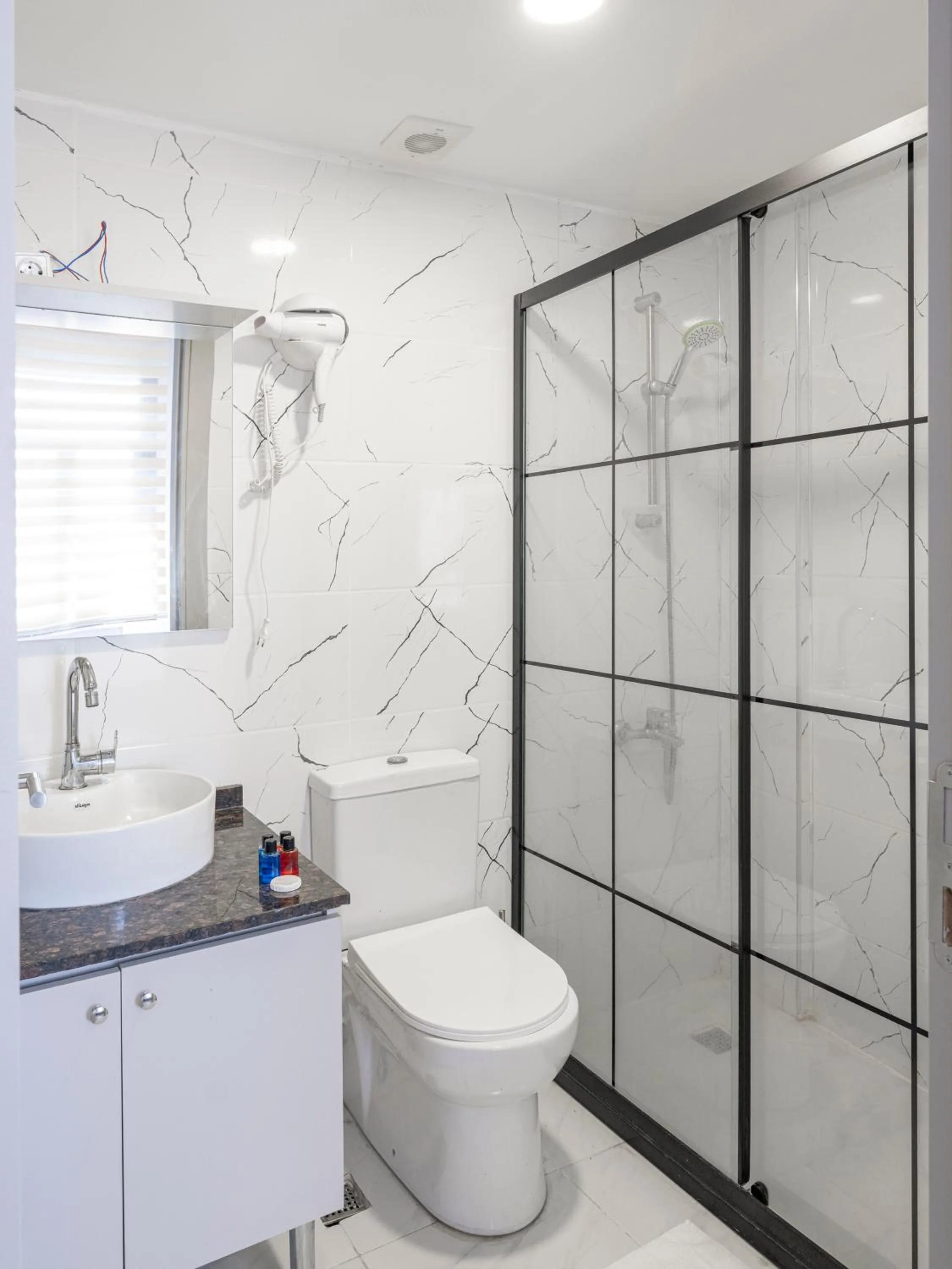 Shower in The Red Tent Suite 23