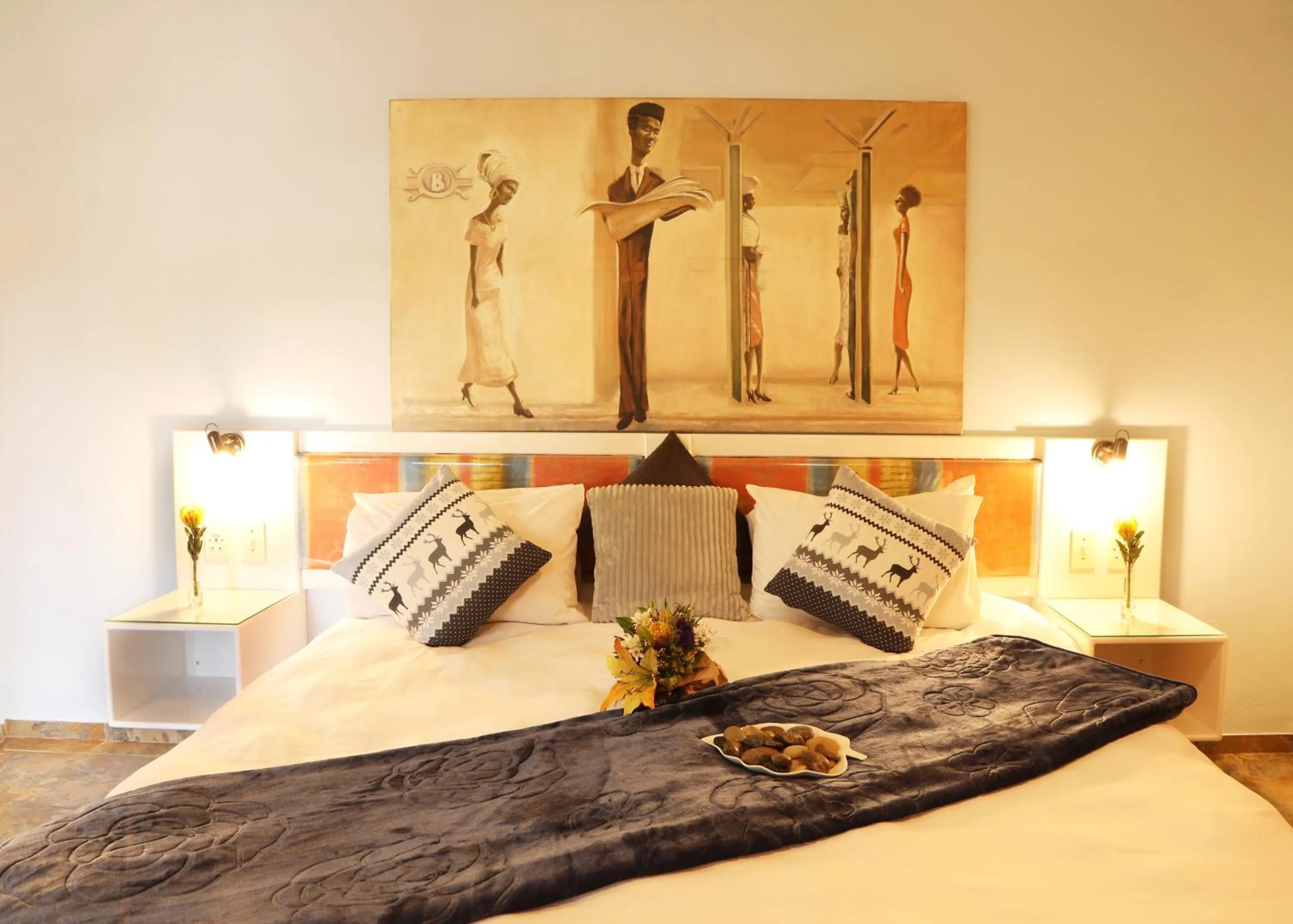 Bed in Villa Ticino Guest House