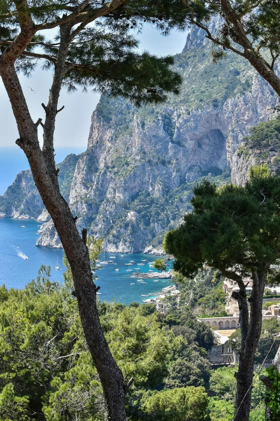 Sea view in Villa Lia Hotel Capri
