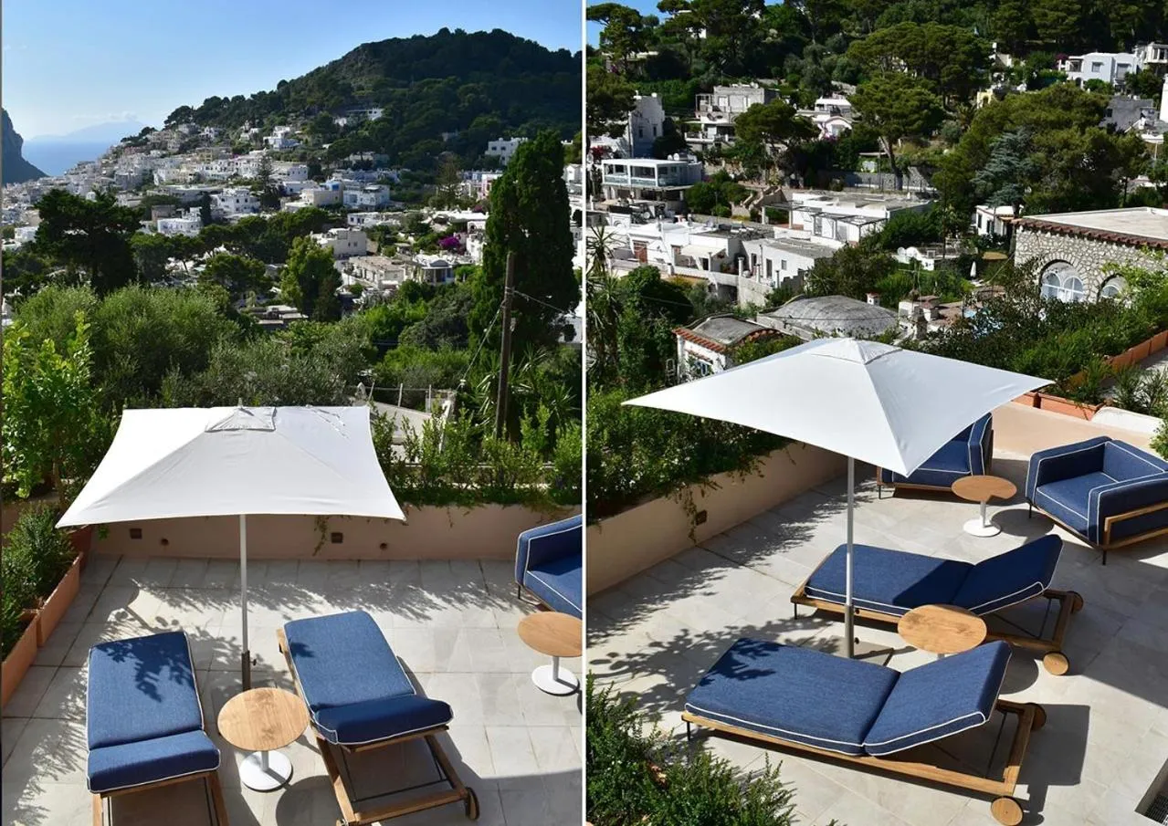 Balcony/Terrace in Villa Lia Hotel Capri