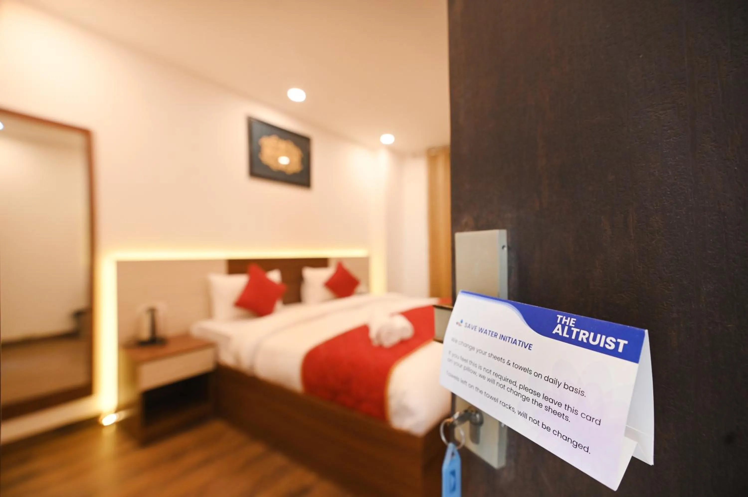 Photo of the whole room, Bed in The Altruist Business Stays , DLF Phase 3