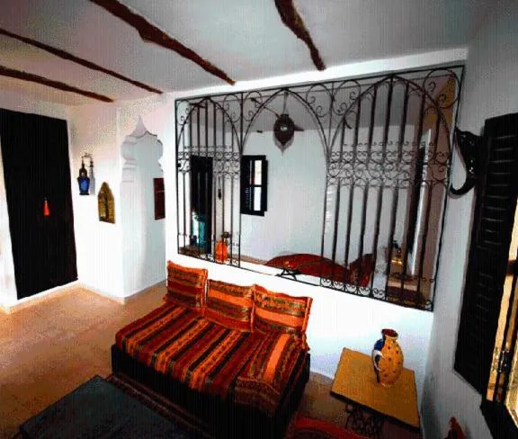 Seating area in Riad le Ksar de Fes