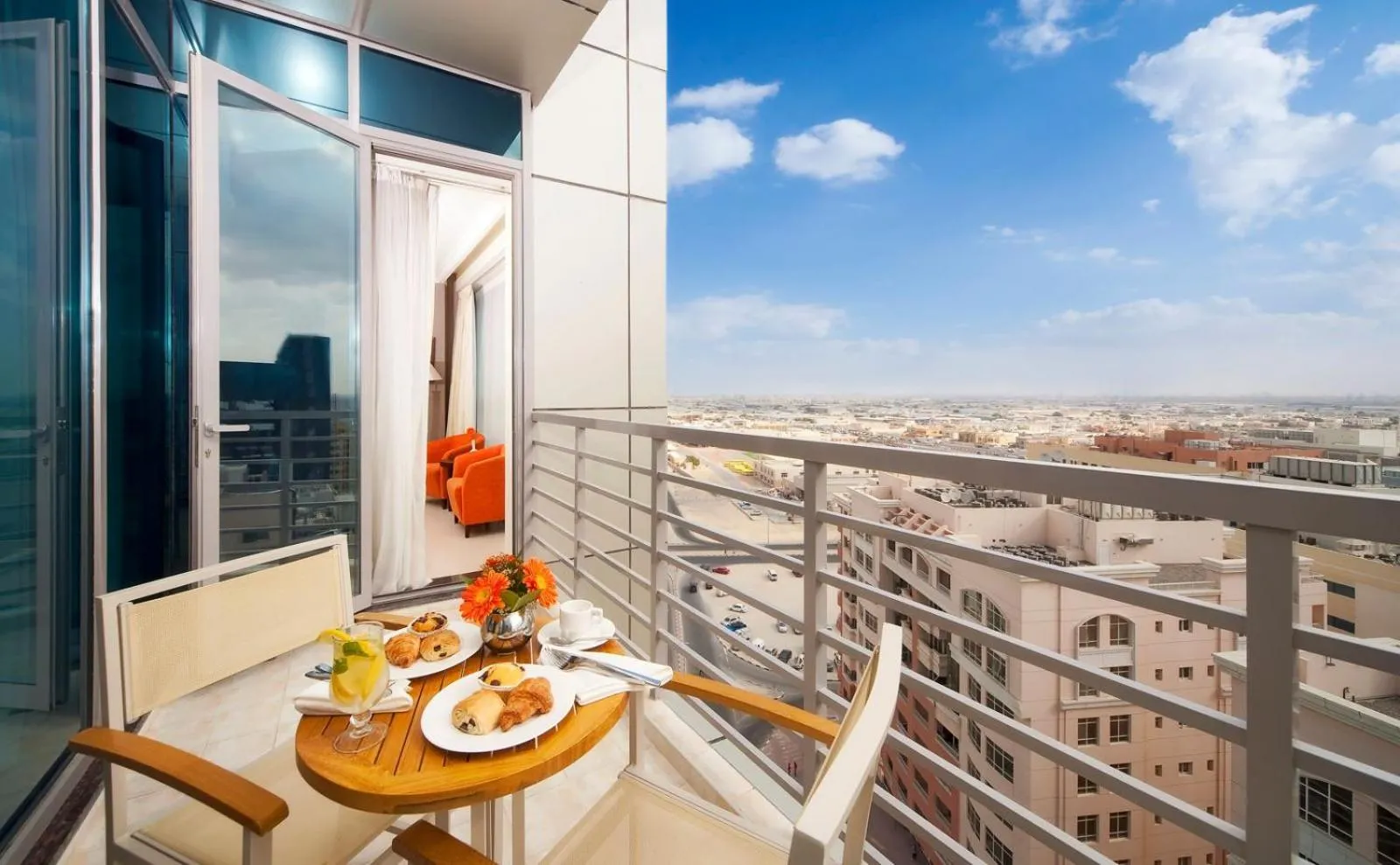 Balcony/Terrace in Icon Delux Hotel Apartments Al Barsha - Formerly Abidos