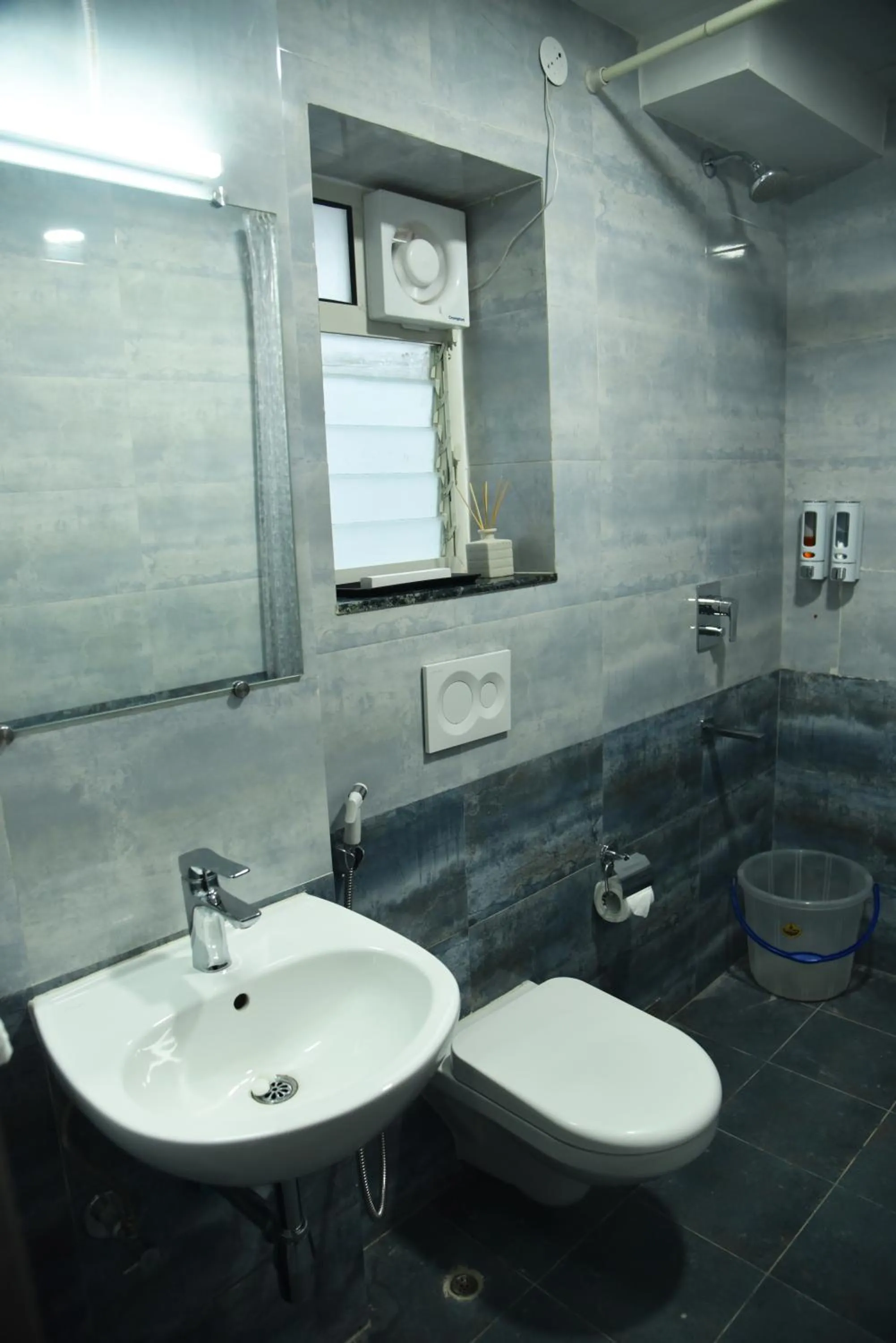 Bathroom in The Altruist Business Stays- New Town, Kolkata
