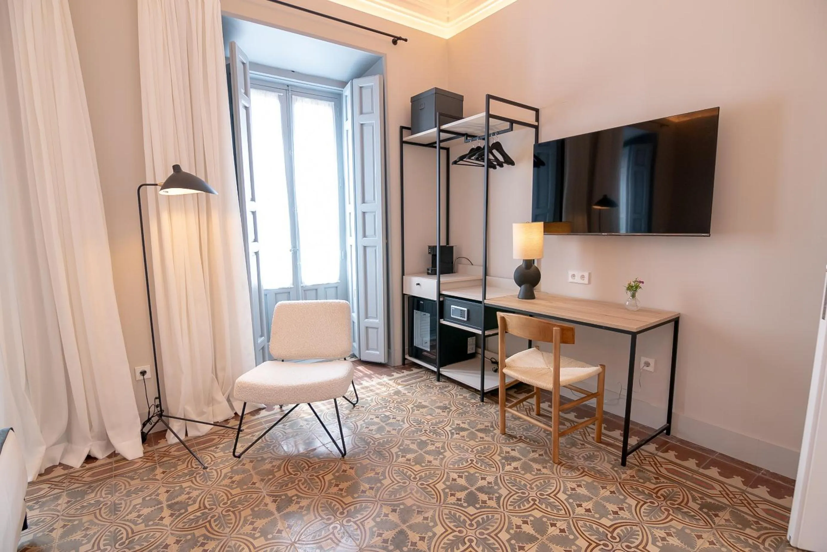 Seating area in Casa del Médico Hotel Boutique