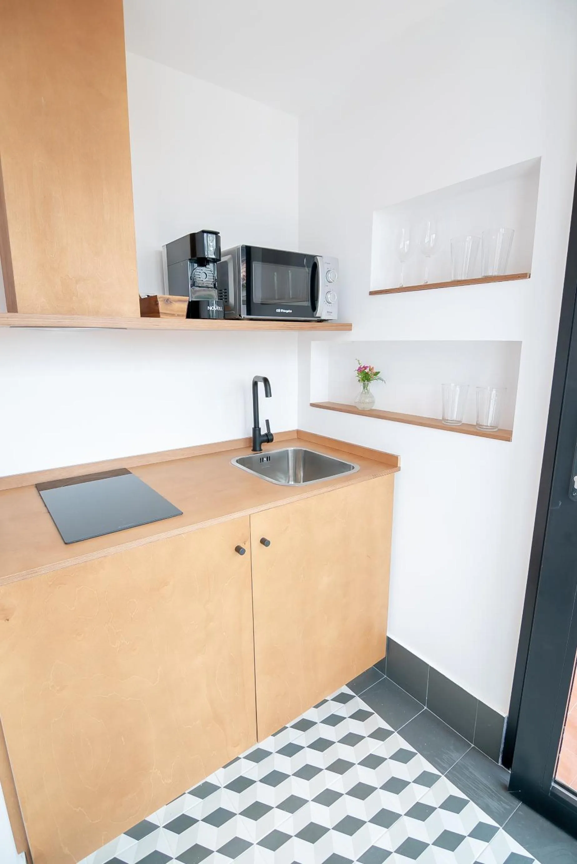 Kitchen or kitchenette in Casa del Médico Hotel Boutique
