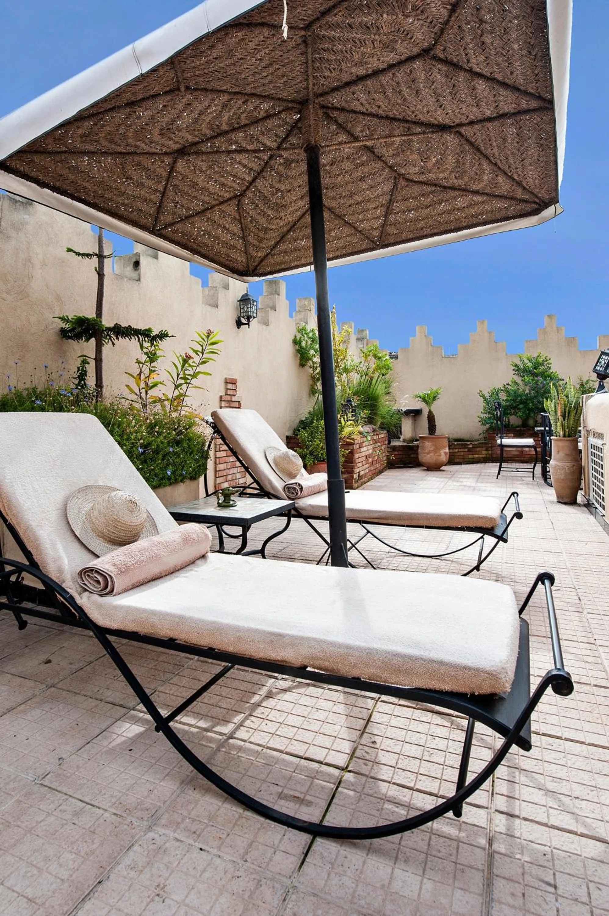 Patio in Riad Soleil D'orient