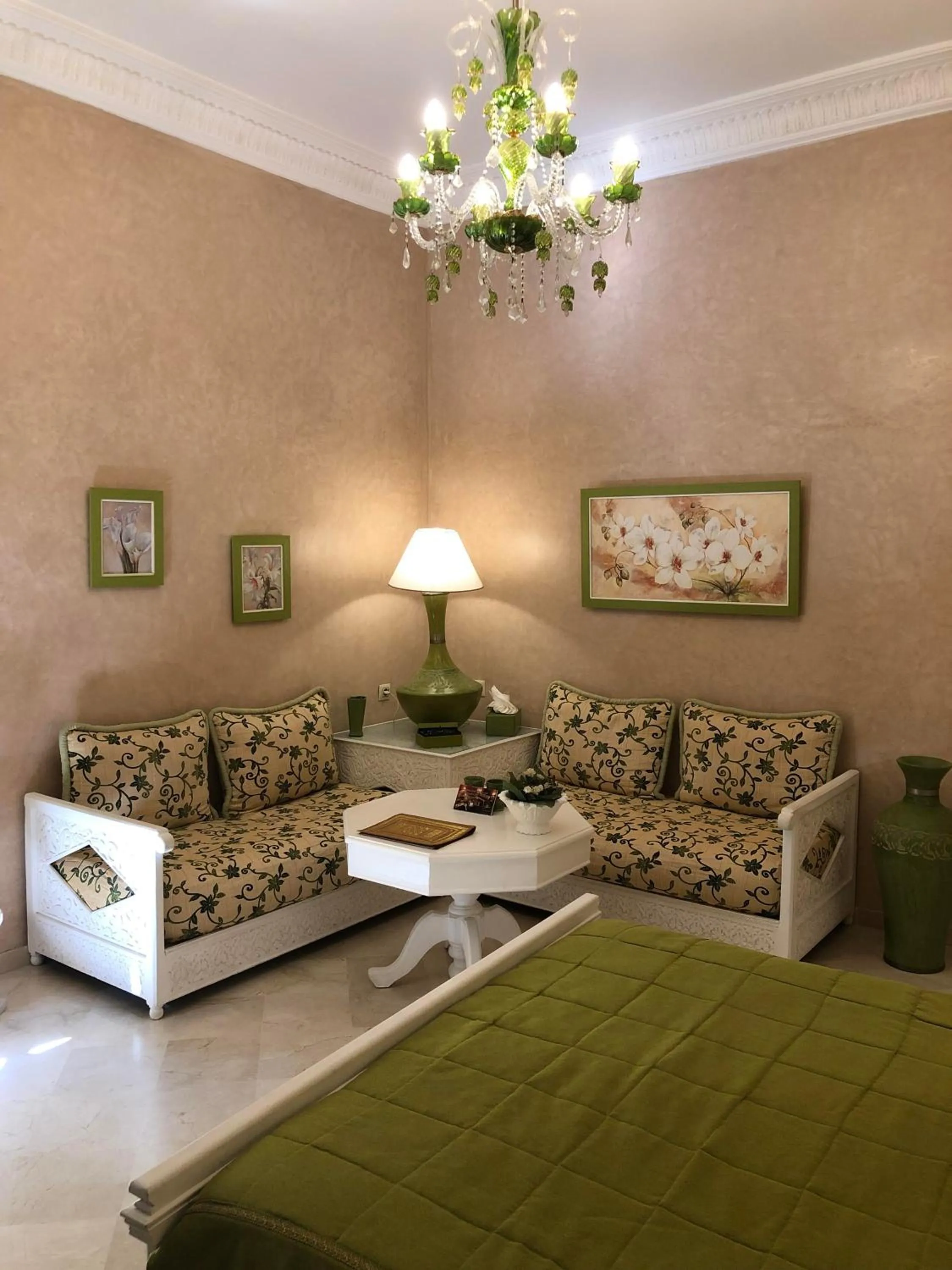 Seating area in Riad Soleil D'orient