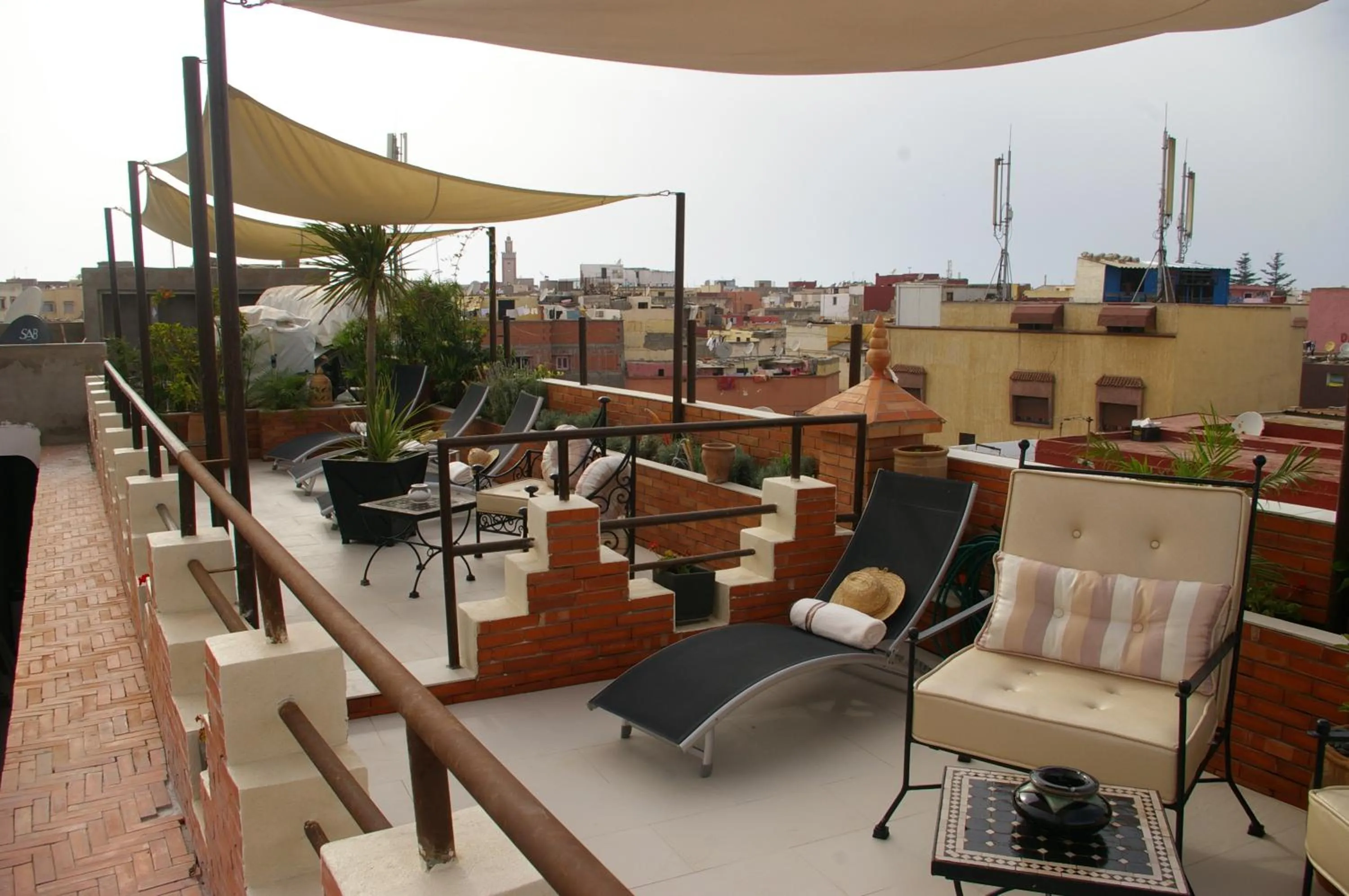 Balcony/Terrace in Riad Soleil D'orient