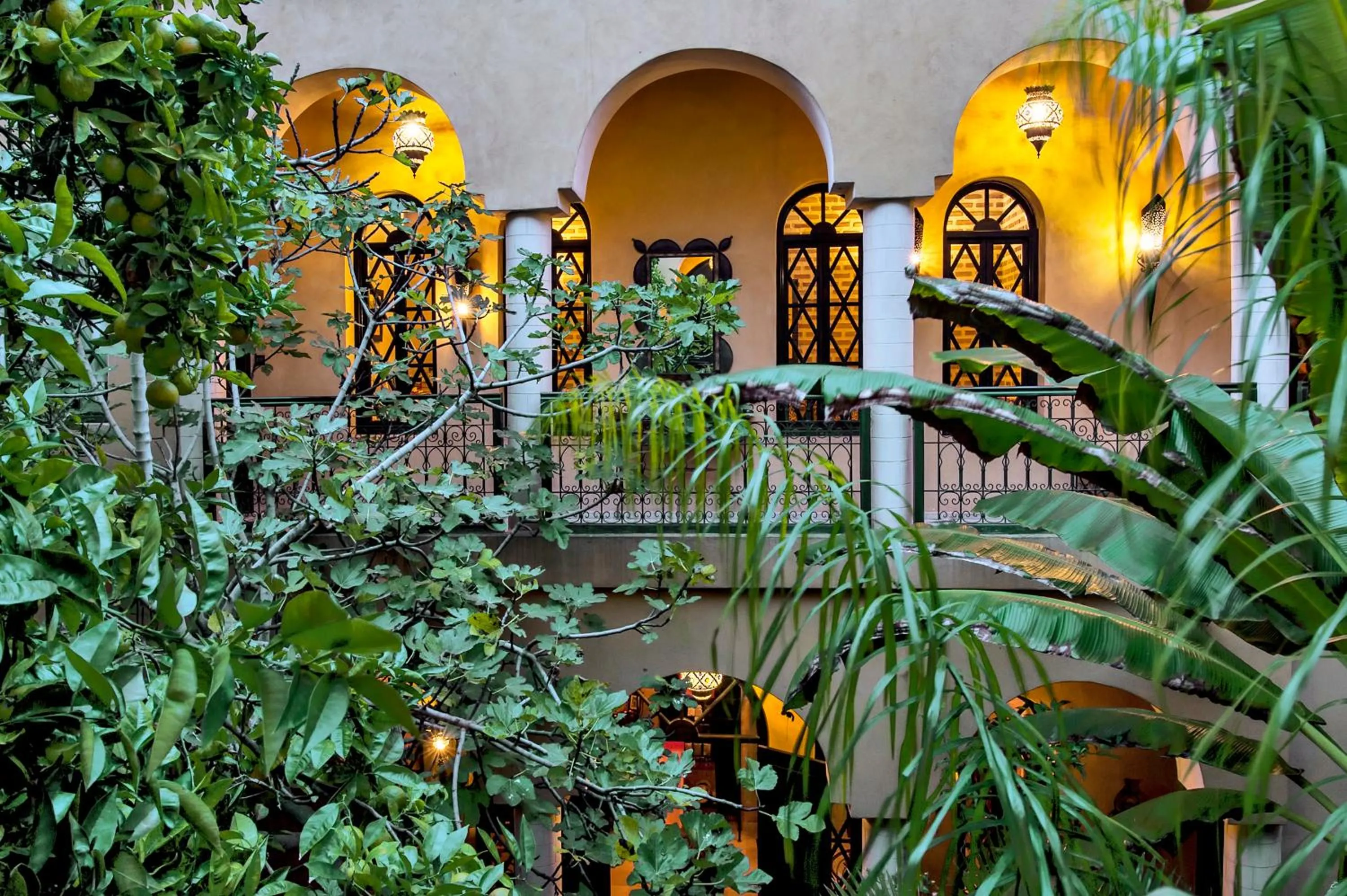 Patio in Riad Soleil D'orient