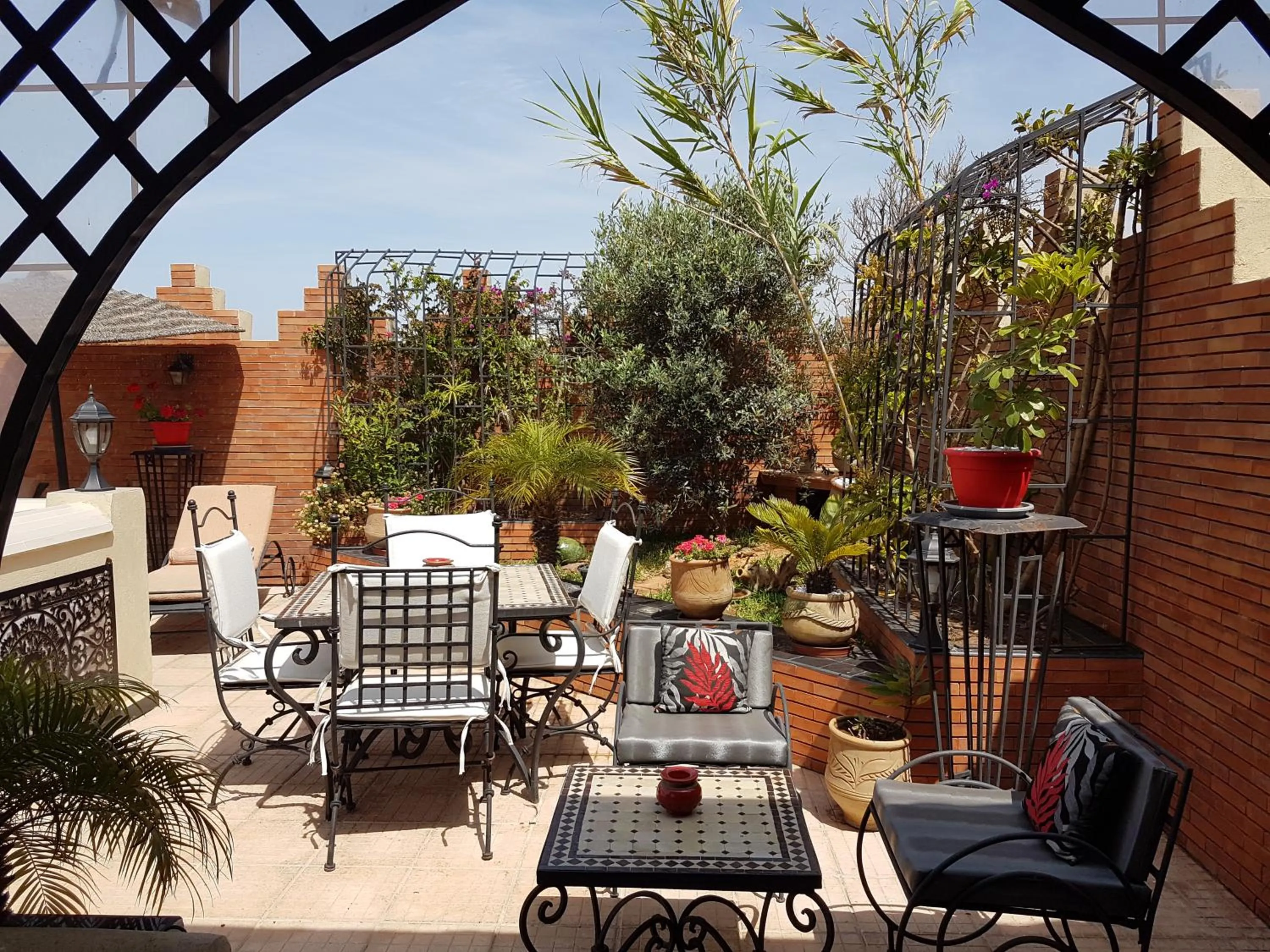 Balcony/Terrace in Riad Soleil D'orient