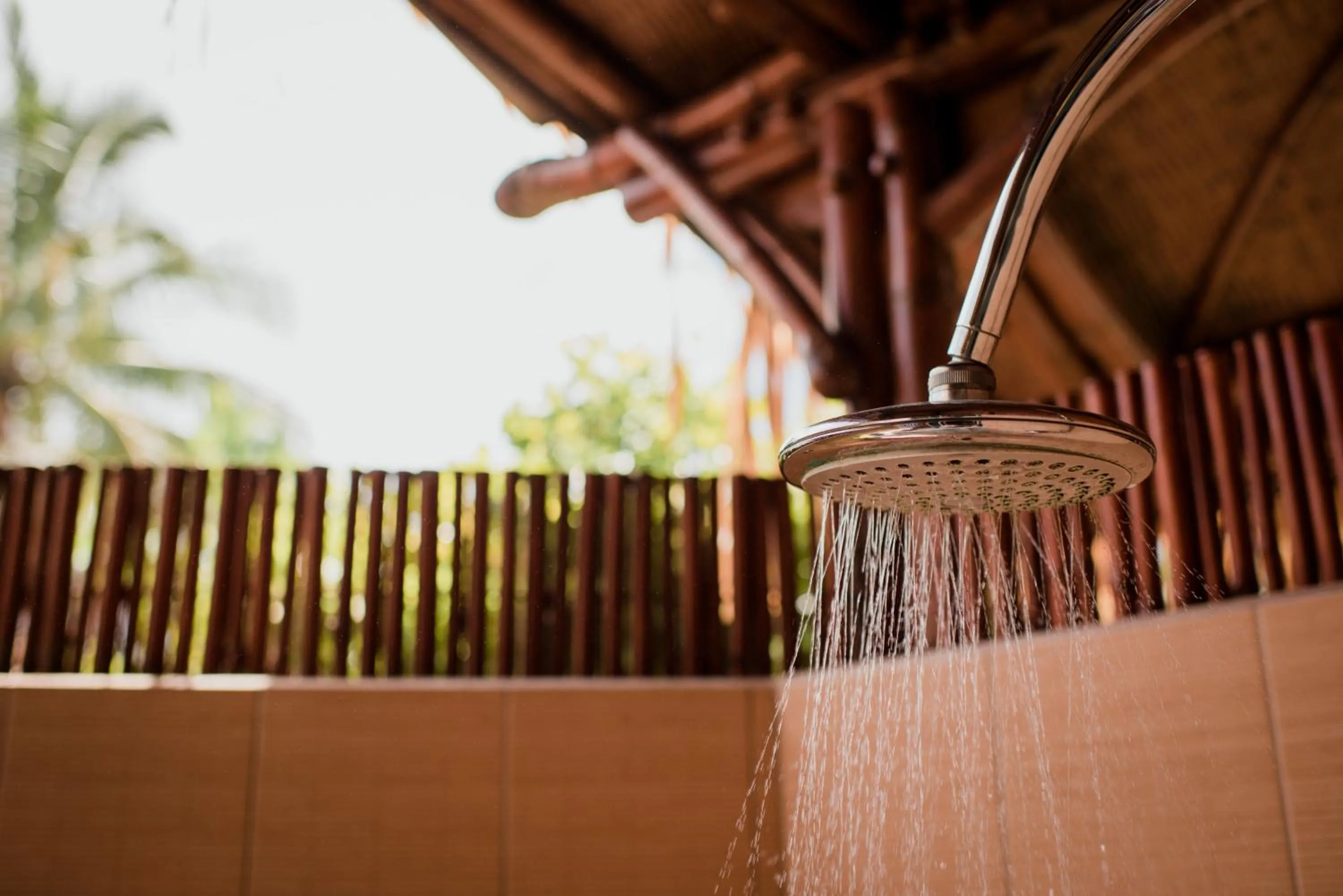 Shower in Magic Reef Bungalows