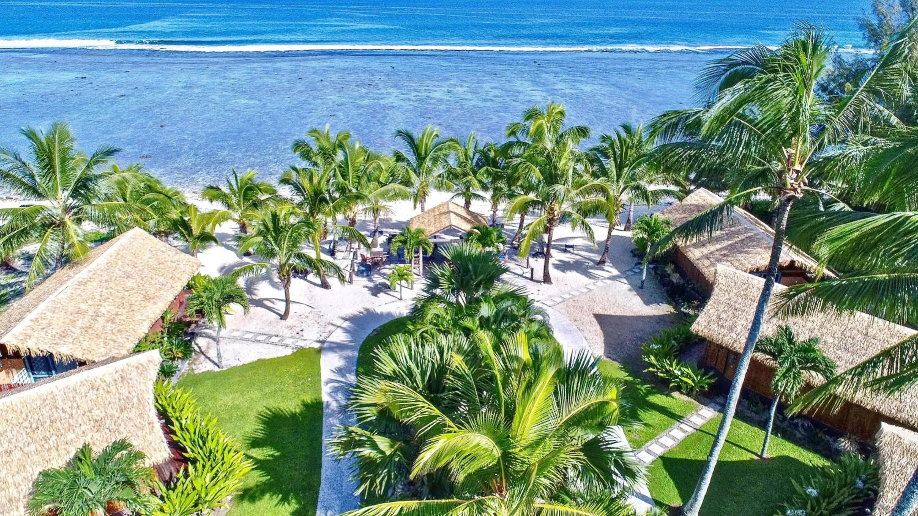 Bird's eye view in Magic Reef Bungalows