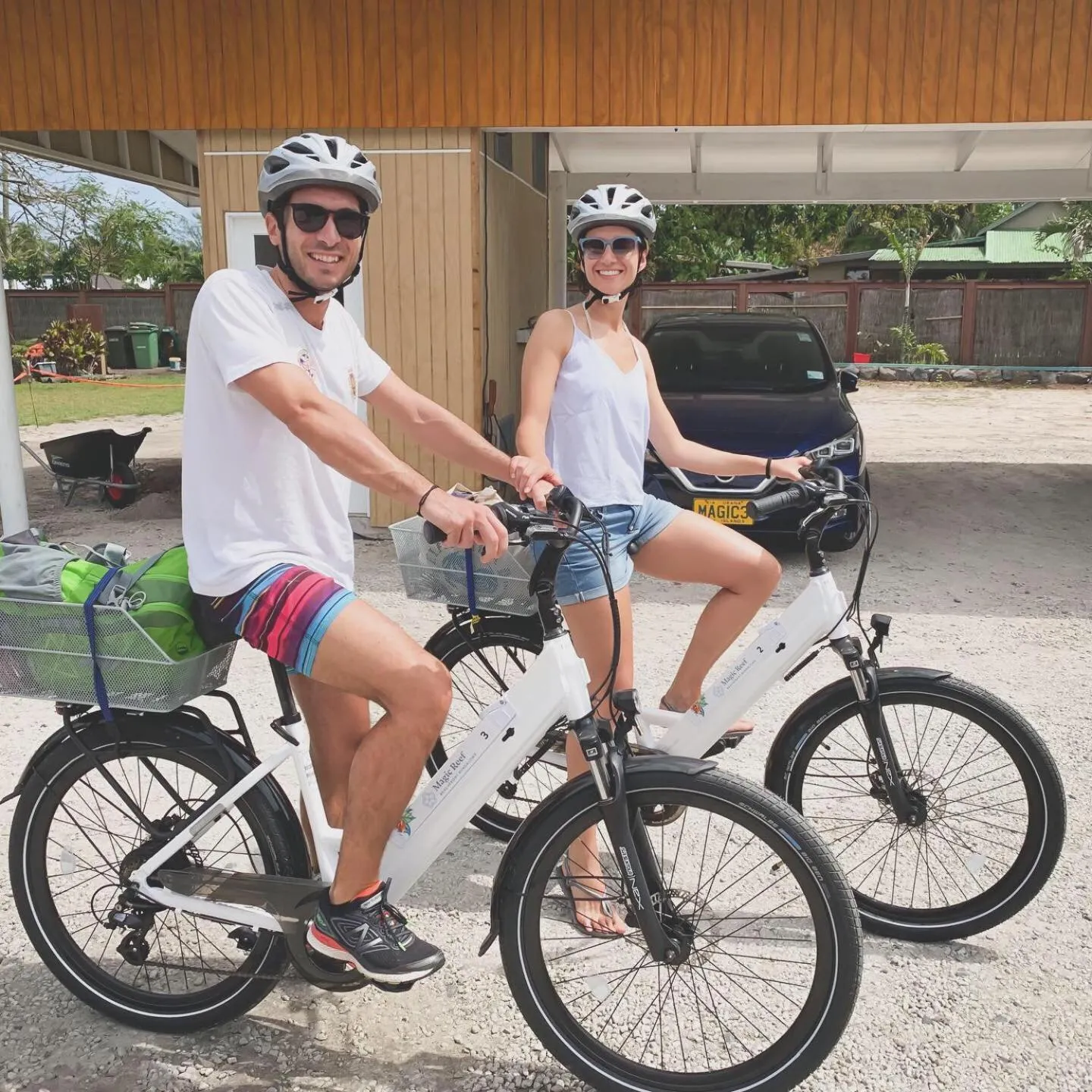 Cycling in Magic Reef Bungalows