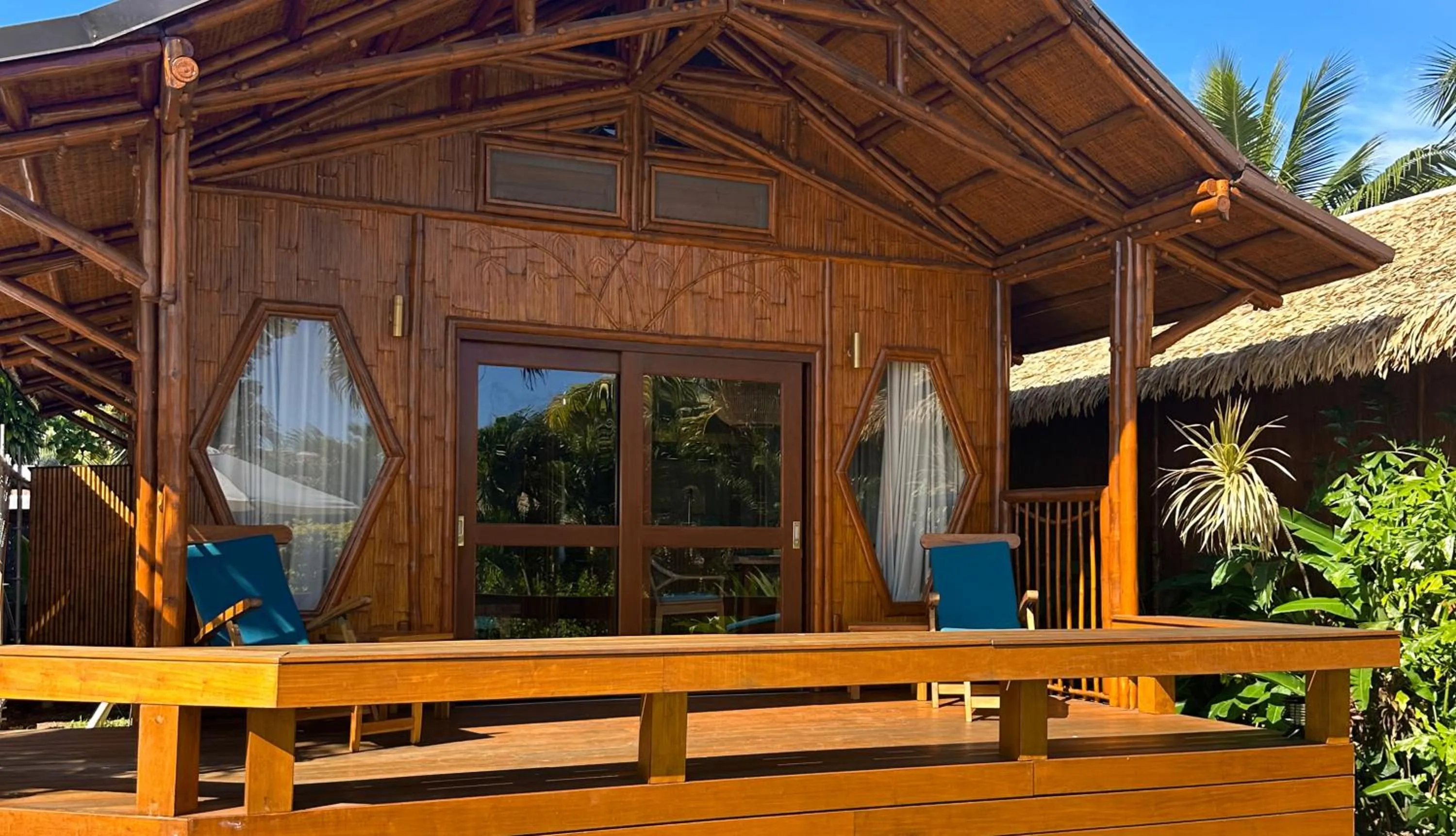 Patio in Magic Reef Bungalows