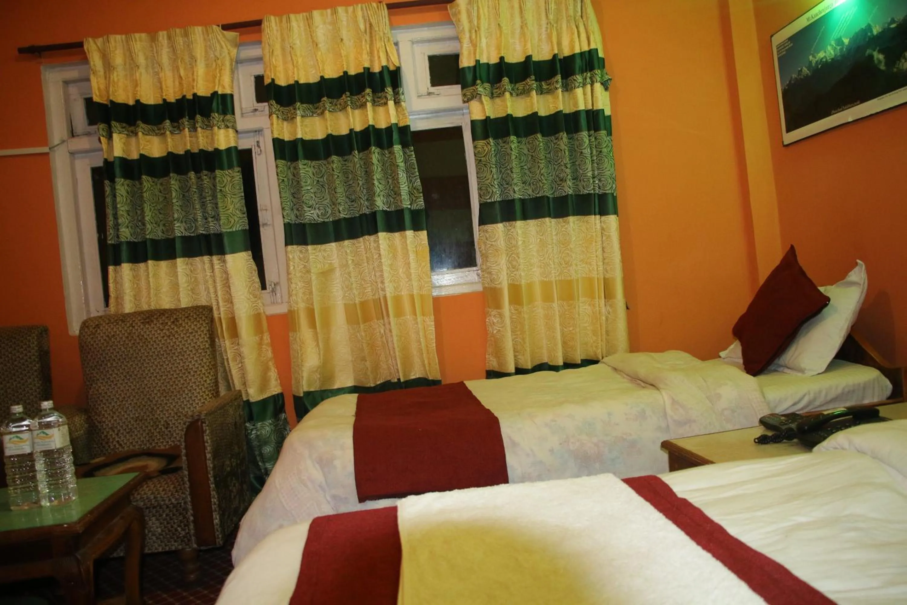 Bed in Hotel Pathibhara