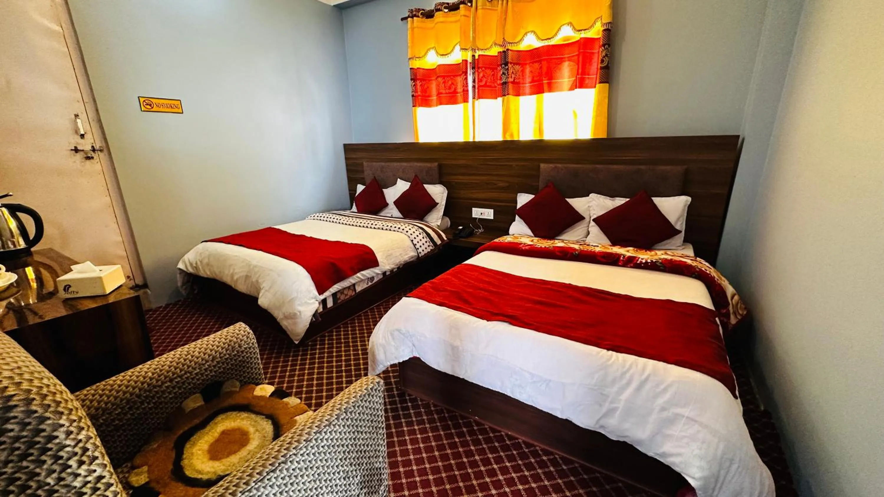 Bed in Hotel Pathibhara
