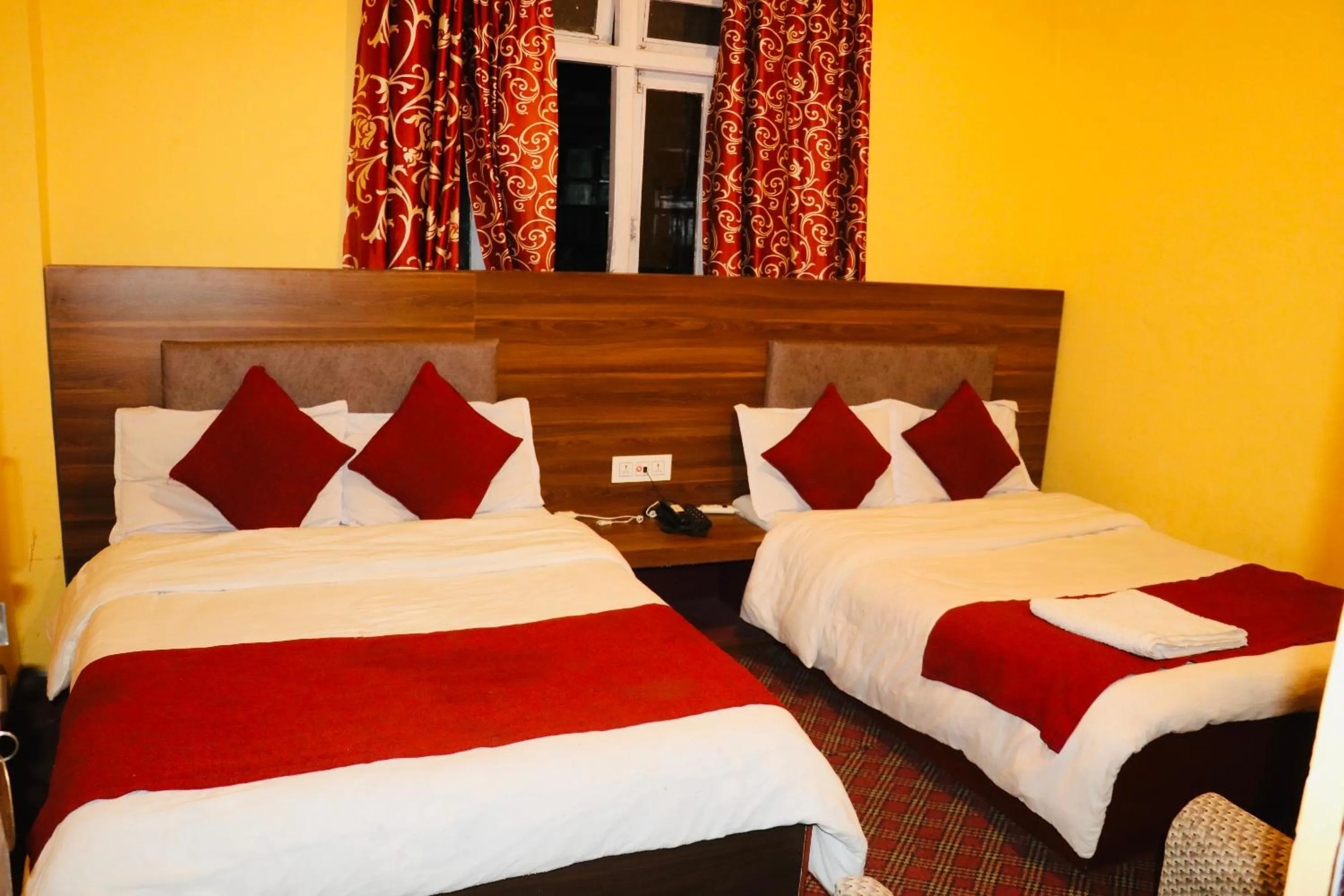 Bed in Hotel Pathibhara