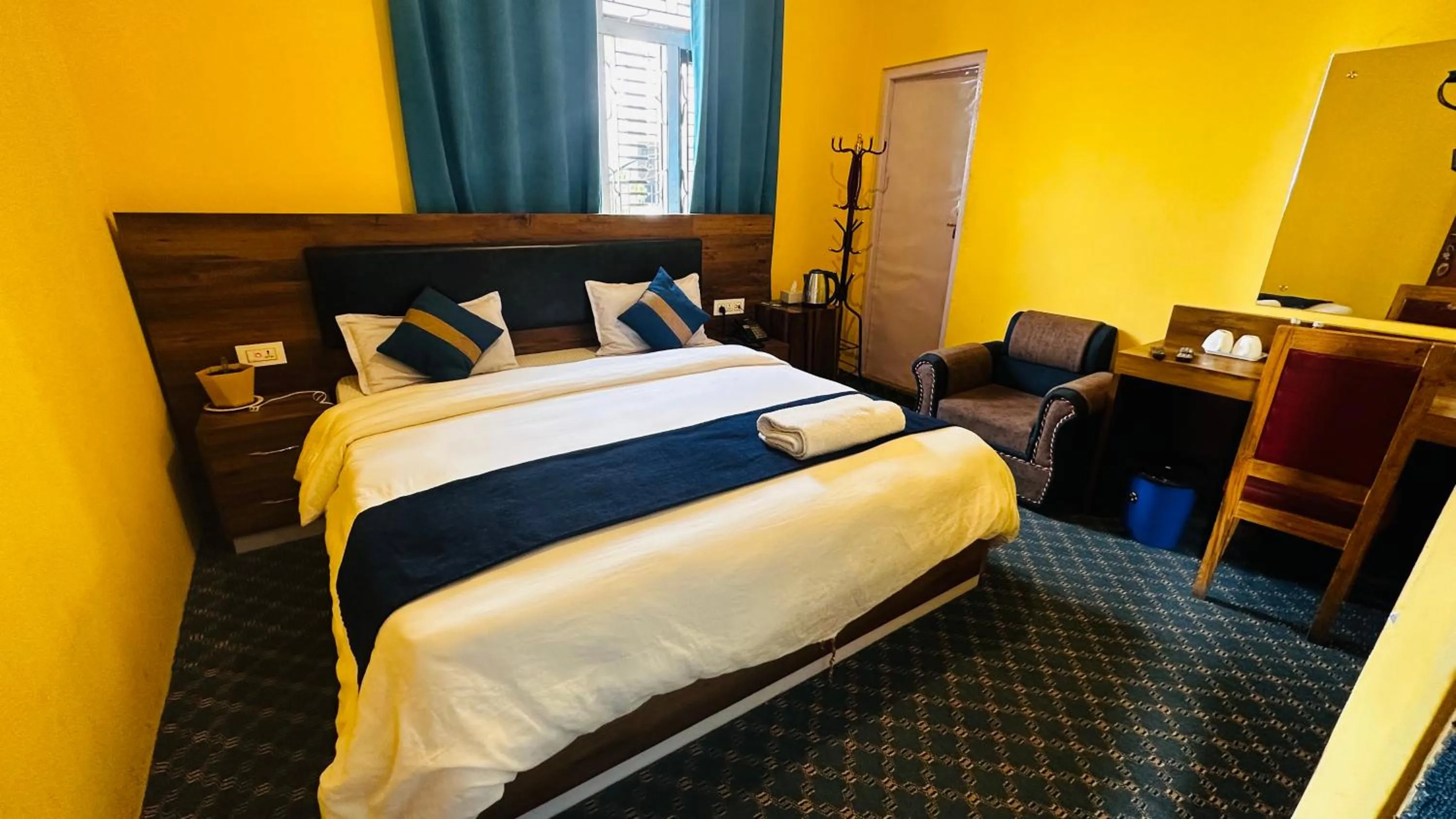 Bed in Hotel Pathibhara