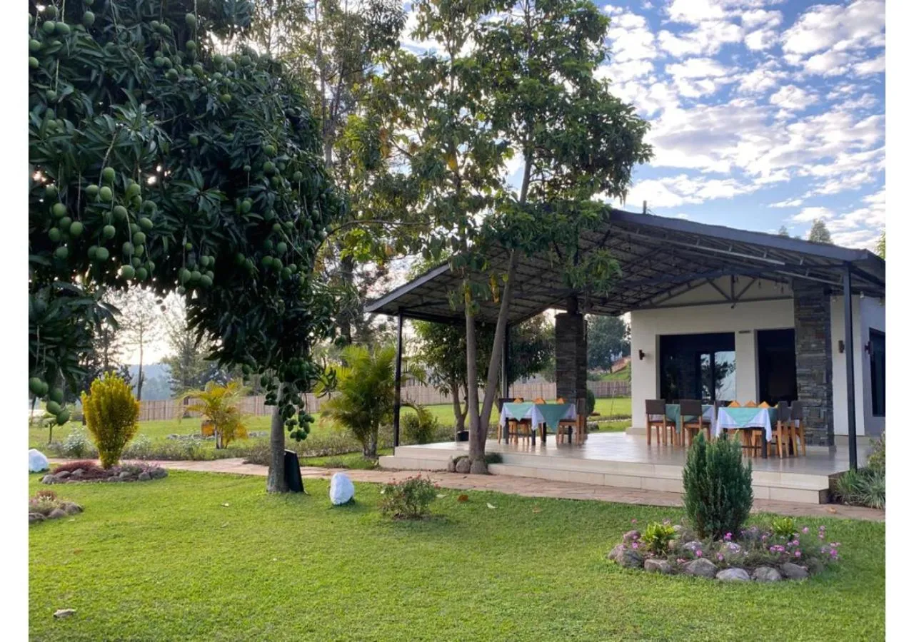 Garden view in Maravilla Kivu Eco Resort