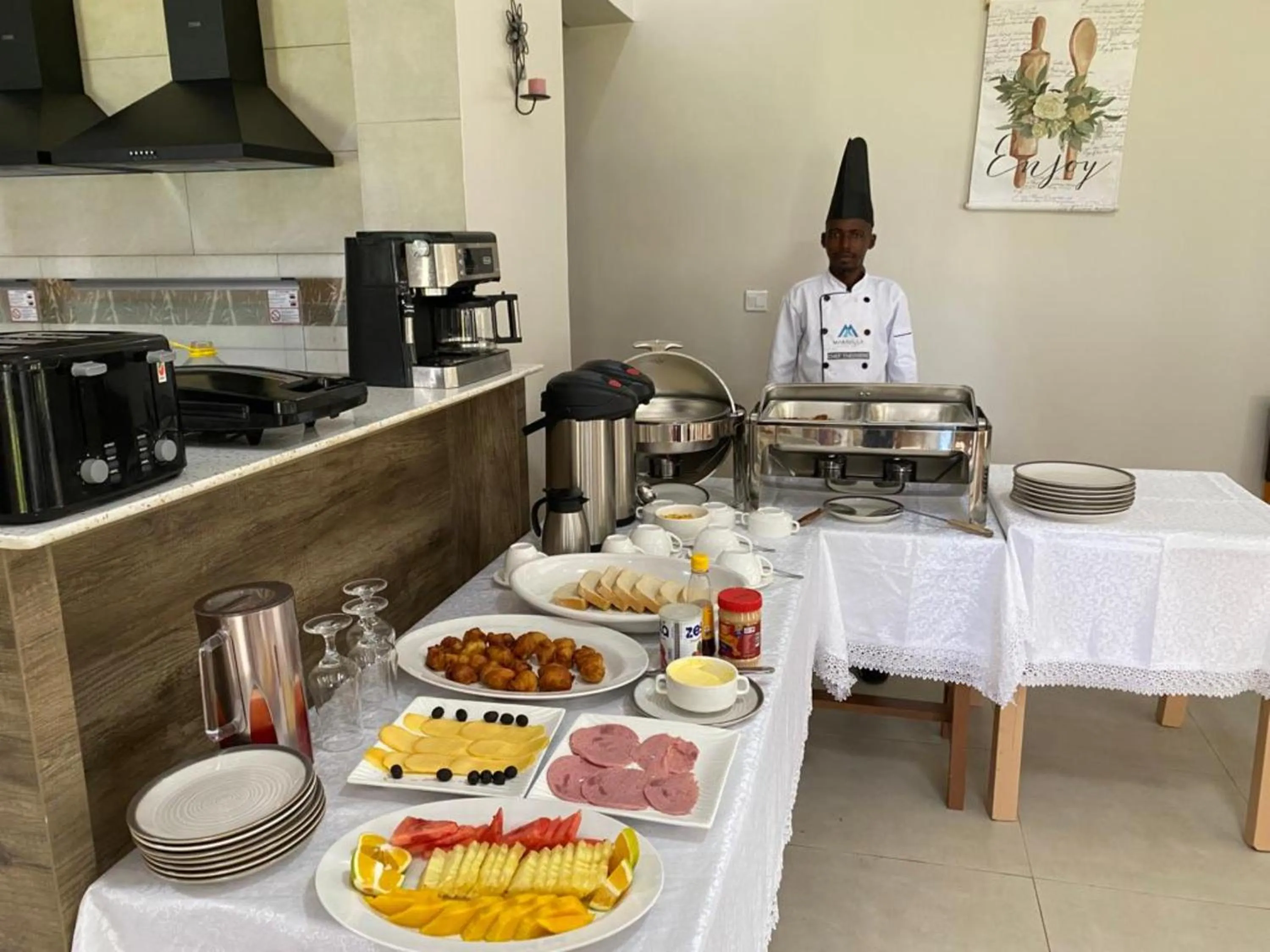 Restaurant/places to eat in Maravilla Kivu Eco Resort