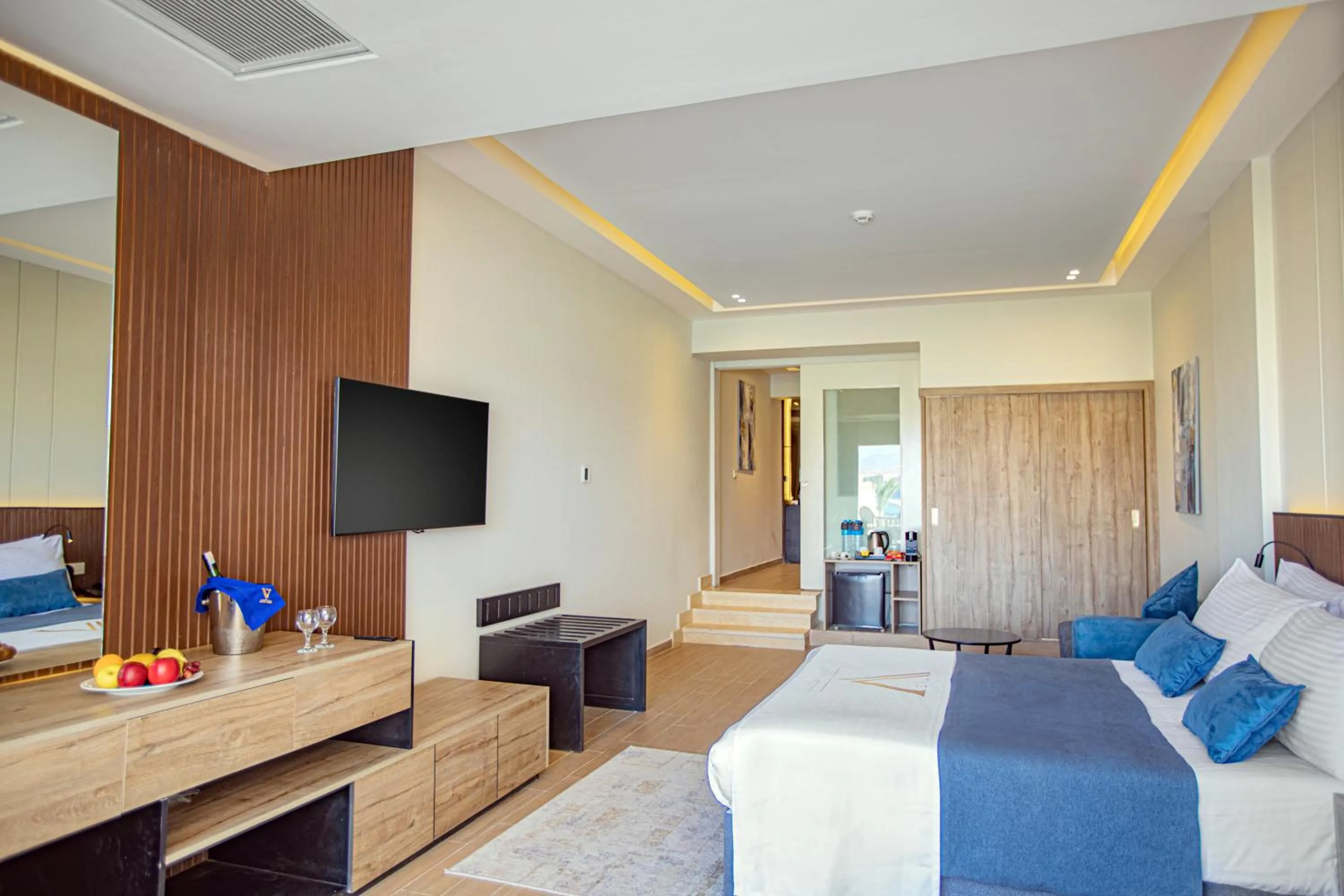 Bedroom in THE V Luxury Resort Sahl Hasheesh