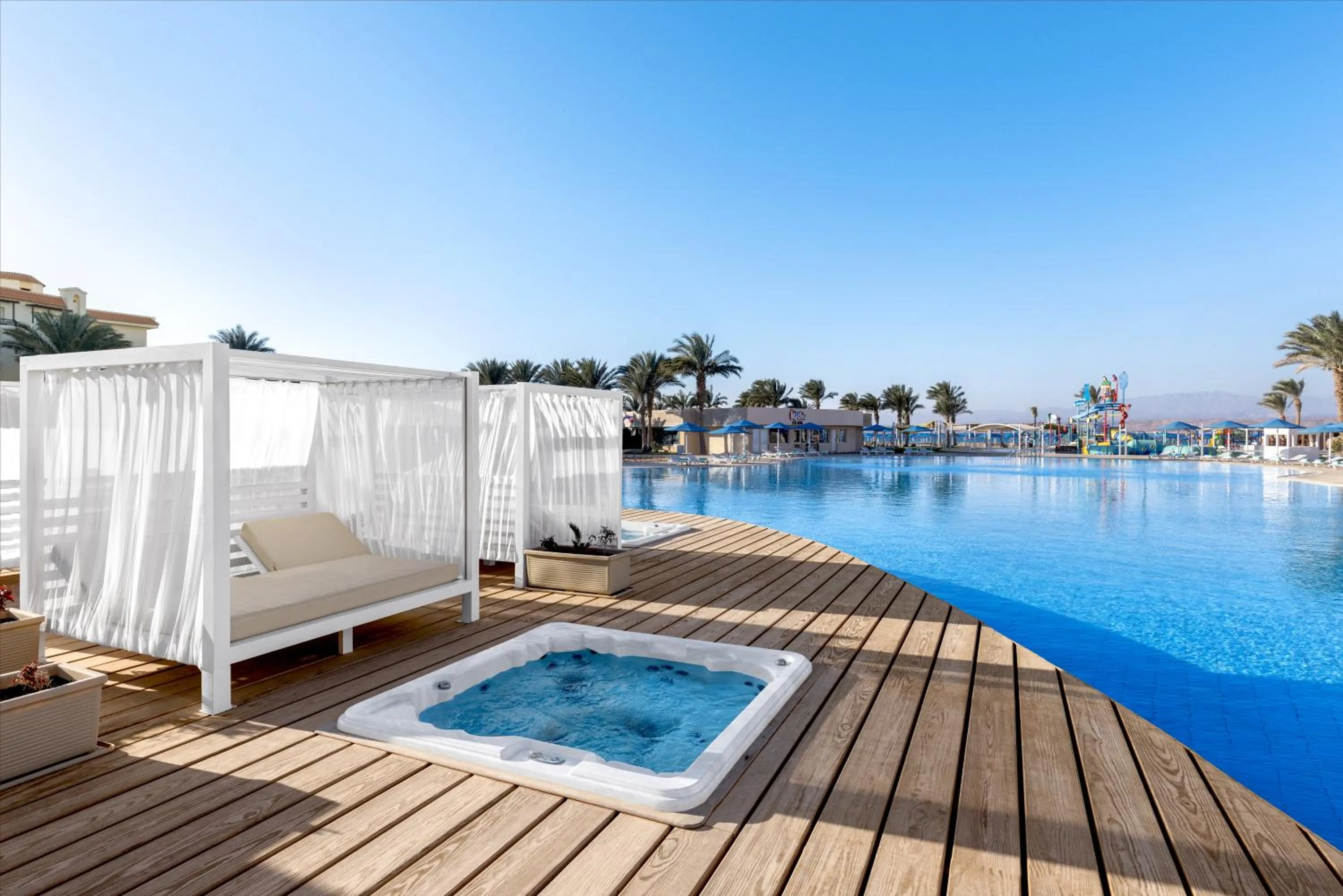 Swimming pool in THE V Luxury Resort Sahl Hasheesh