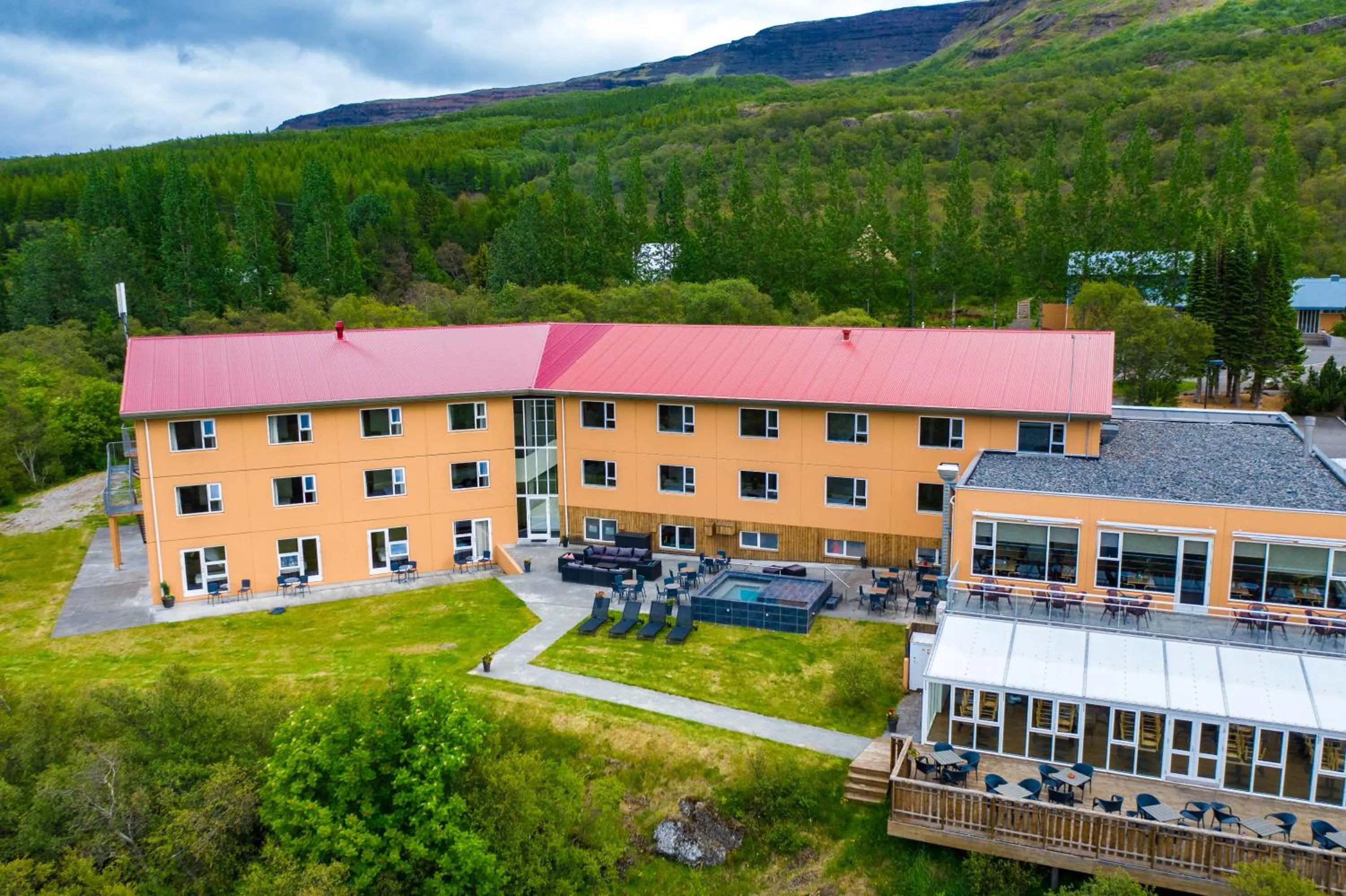 Property building in Hotel Hallormsstadur