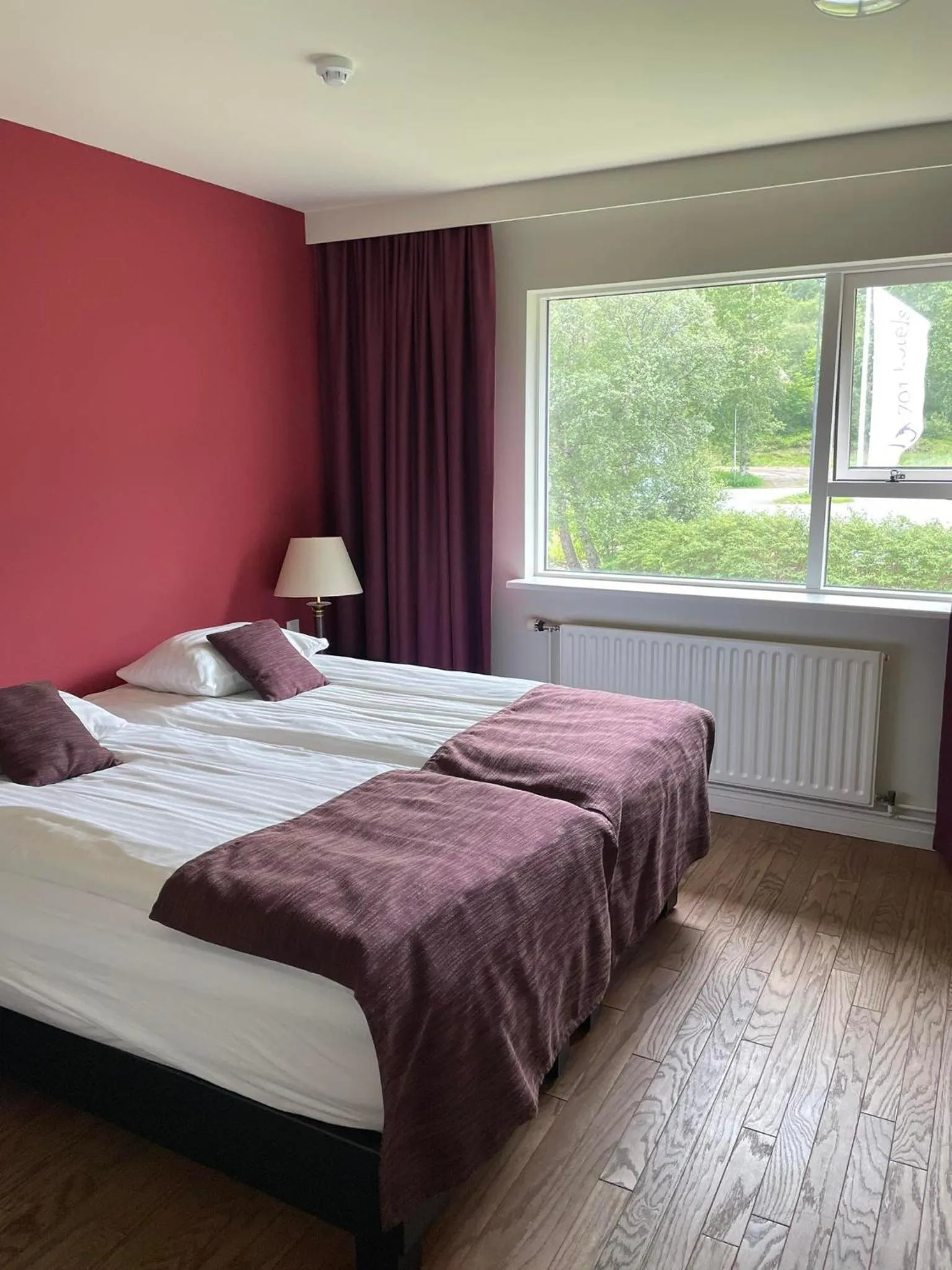 Bed in Hotel Hallormsstadur